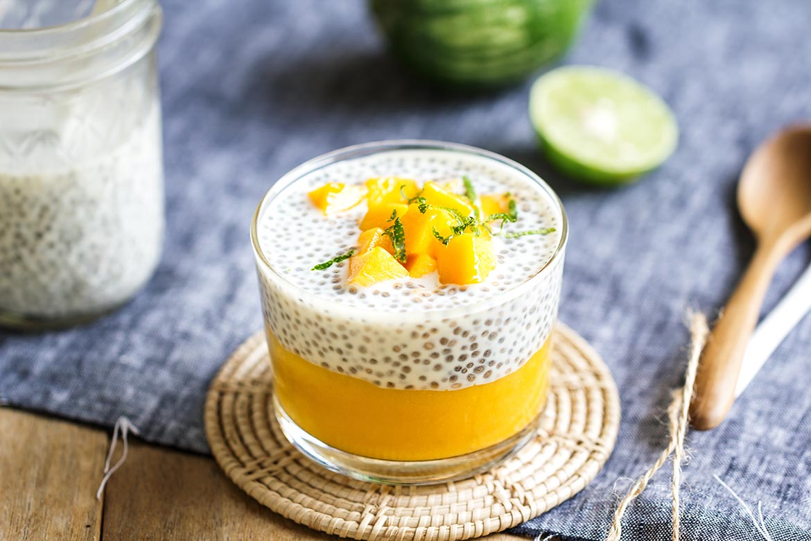 Vegan Mango Chia Pudding Recipe