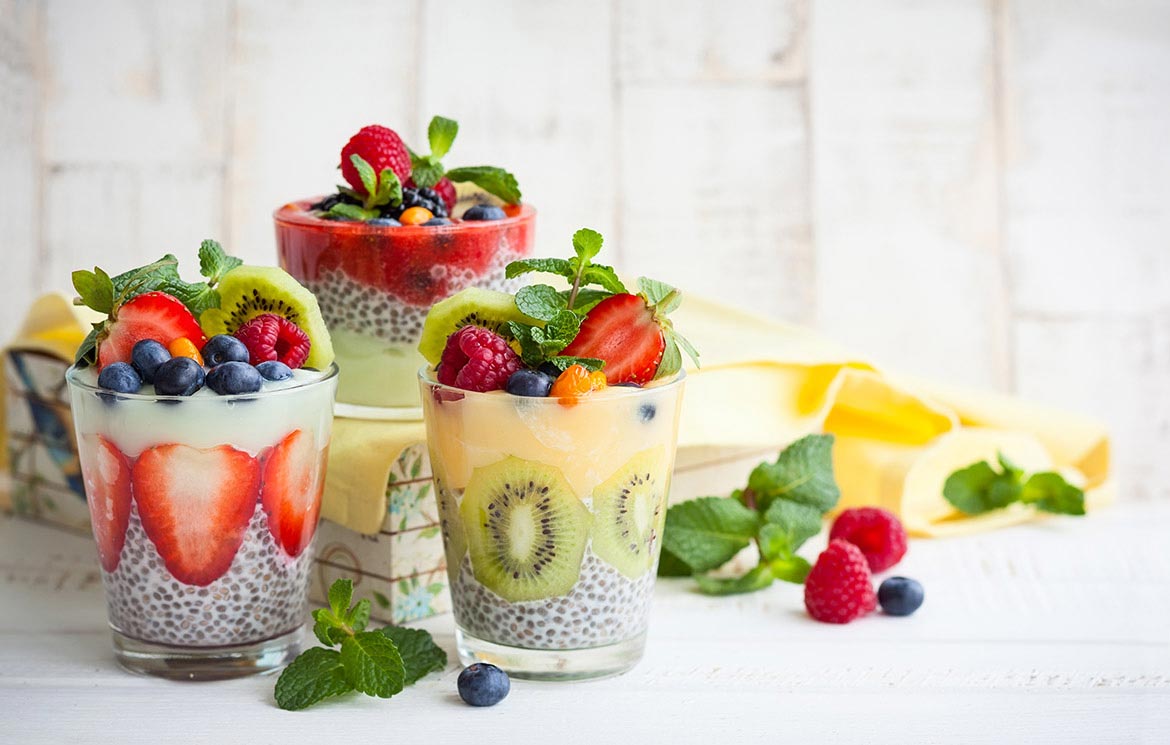 Berry & Chia Seeds Pudding Recipe