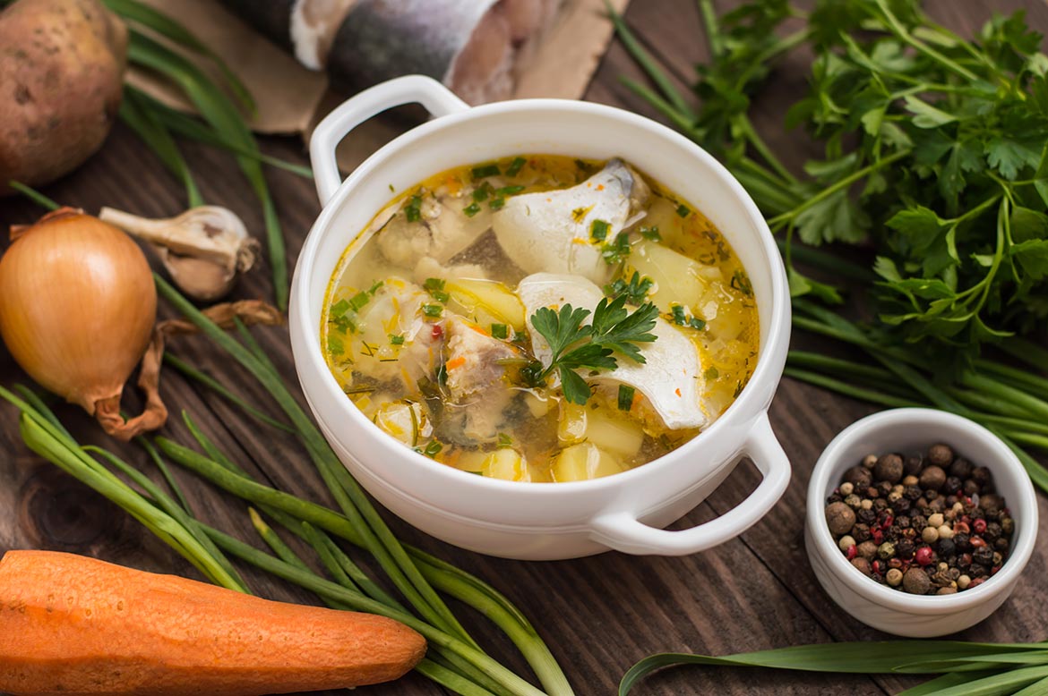 Fresh Fish Soup with Thai Spices Recipe