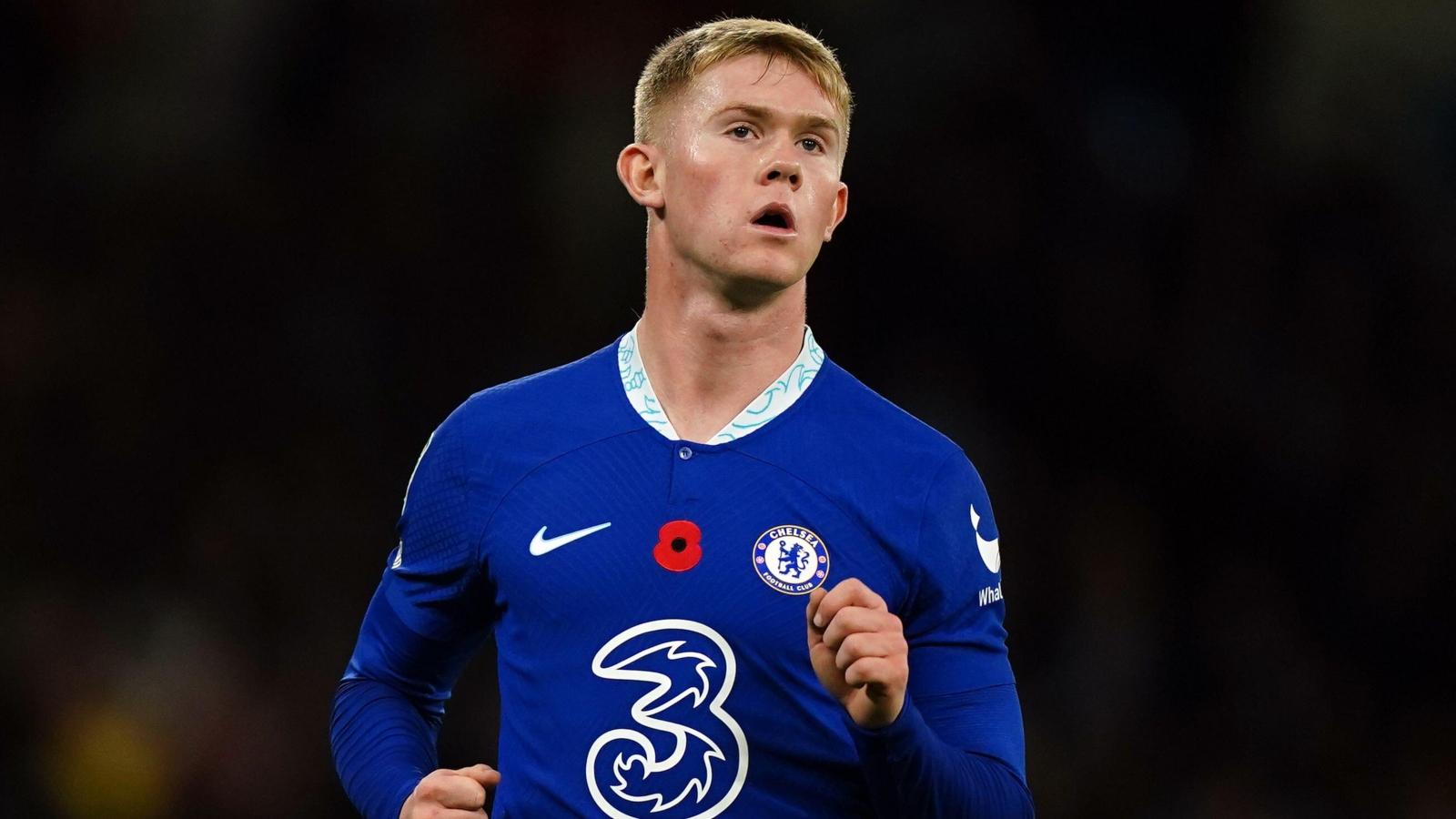 Chelsea's Lewis Hall during their League Cup defeat against Manchester City at Etihad Stadium, Manchester, November 2022.