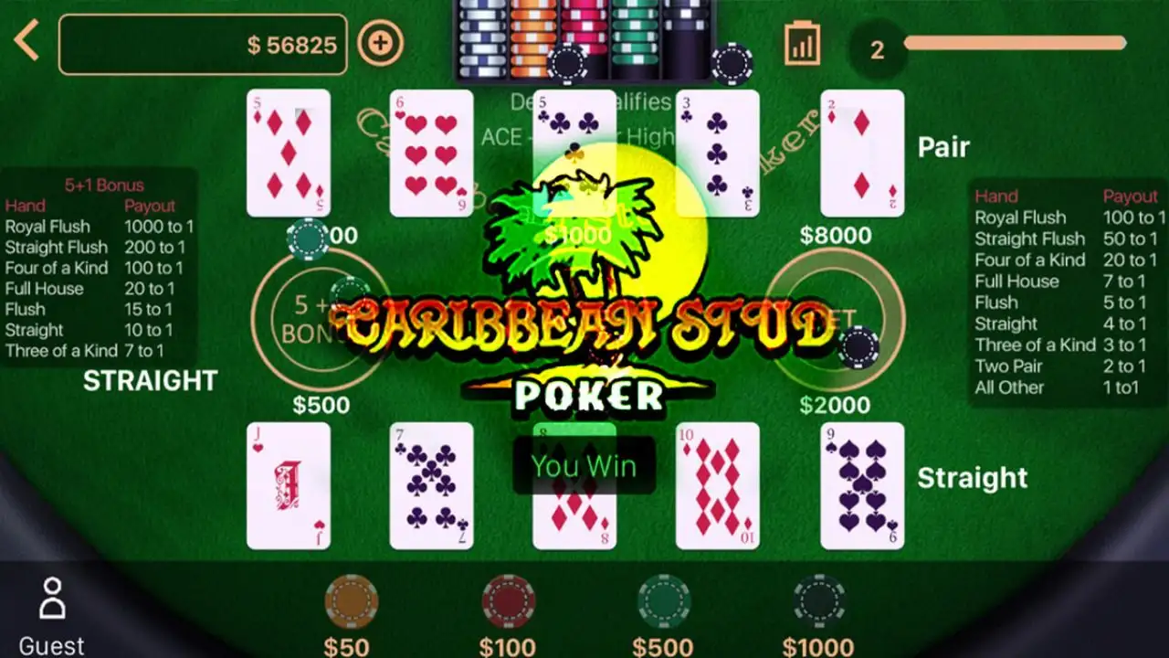 Trải nghiệm trò chơi Caribbean Stud Poker tuyệt vời ngay tại Vip79 – trang web game bài hàng đầu