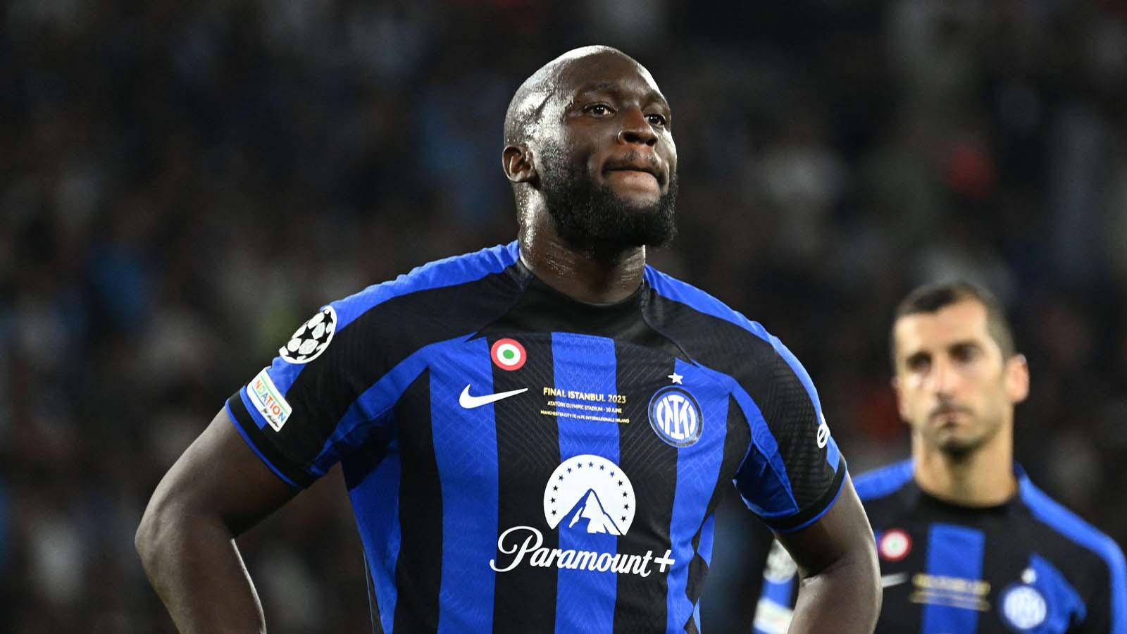 Istanbul, Turkey. 10th June 2023. Romelu Lukaku (Inter) during the UEFA Champions League Final match between Manchester City 1-0 Inter at Ataturk Olympic Stadium on June 10, 2023 in Istanbul