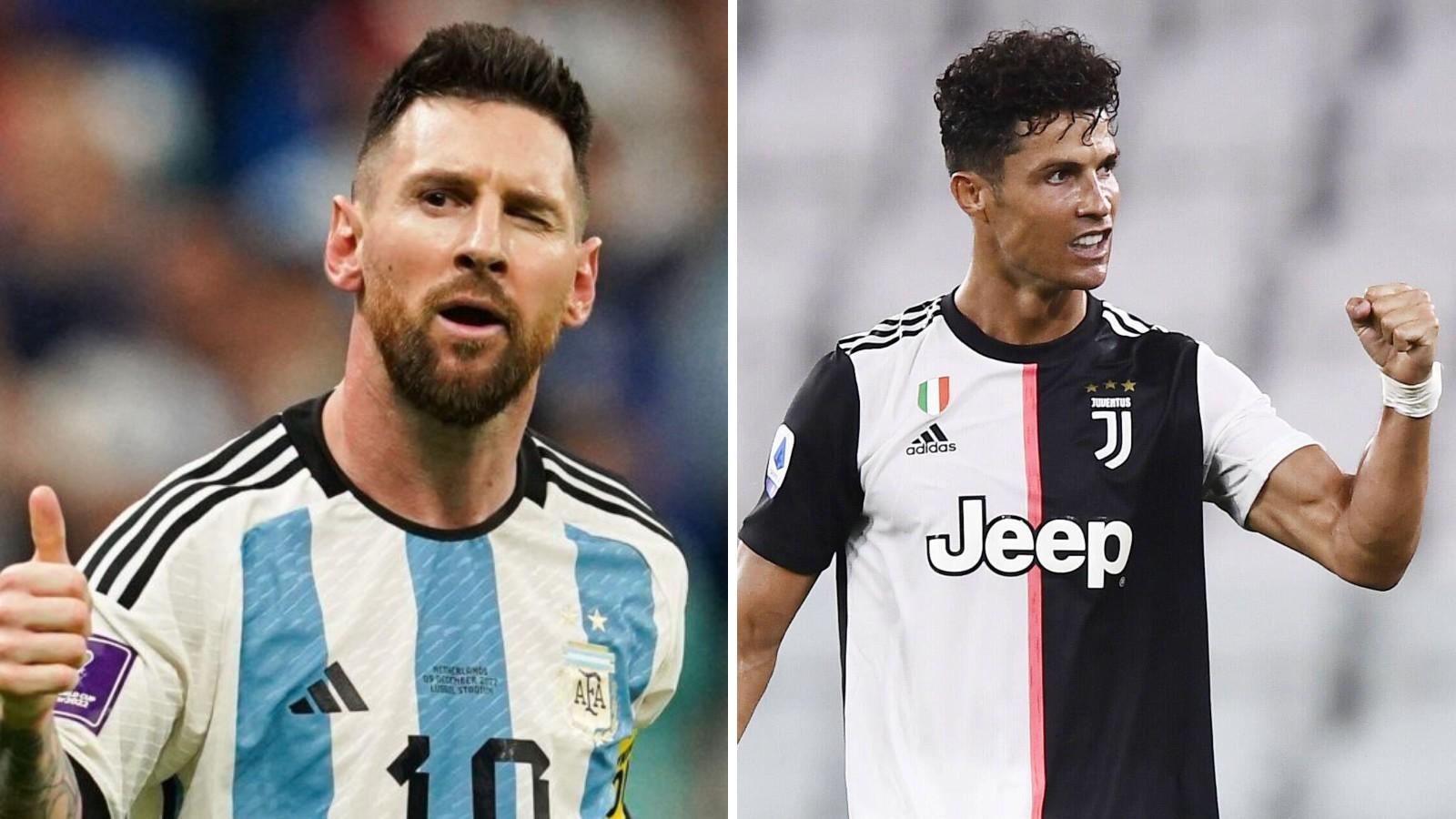 Lionel Messi Cristiano Ronaldo 35 age comparison