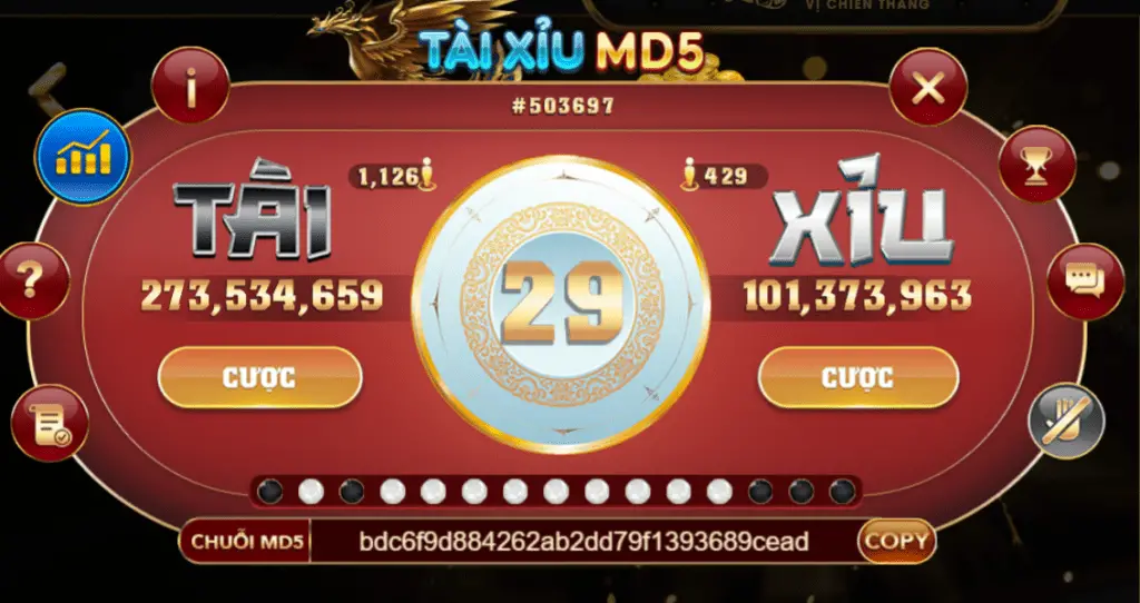 Cách chơi Tài xỉu MD5 đảm bảo chiến thắng lớn tại cổng game GEM WIN