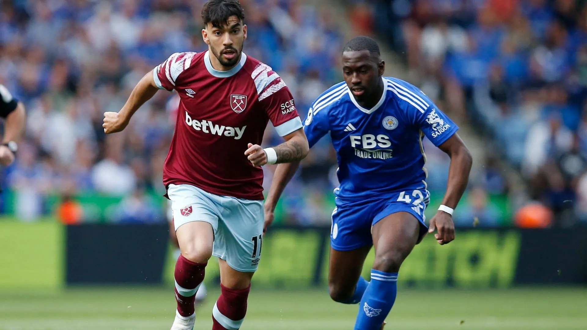 Boubakary Soumaré trong màu áo Leicester City