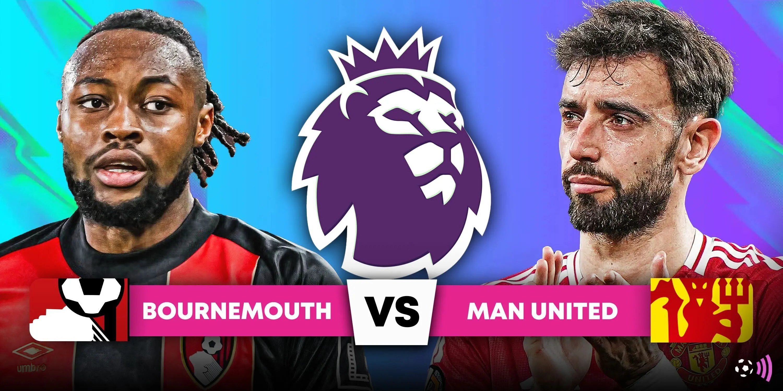 Bruno Fernandes tranh chấp với Antoine Semenyo trận Bournemouth vs Man Utd