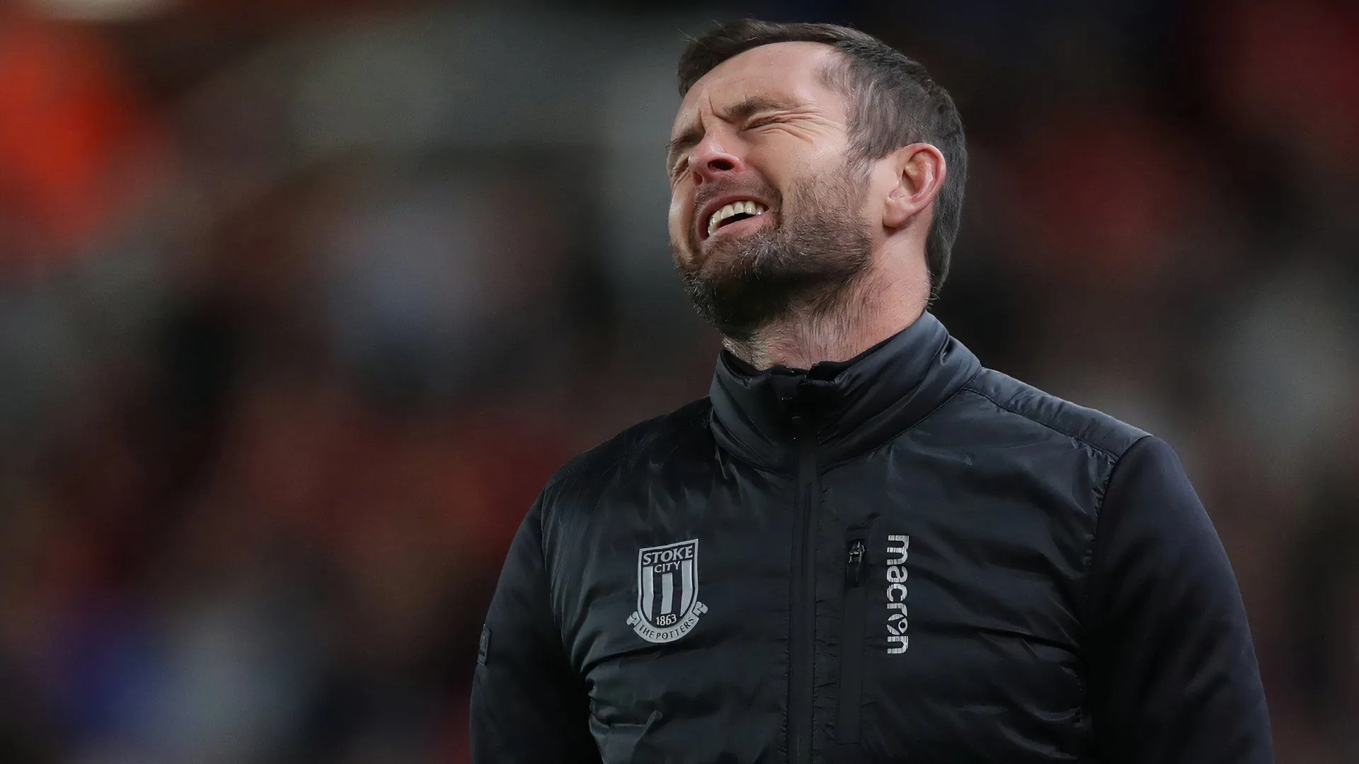 Nathan Jones trong thời gian không thành công tại Stoke City