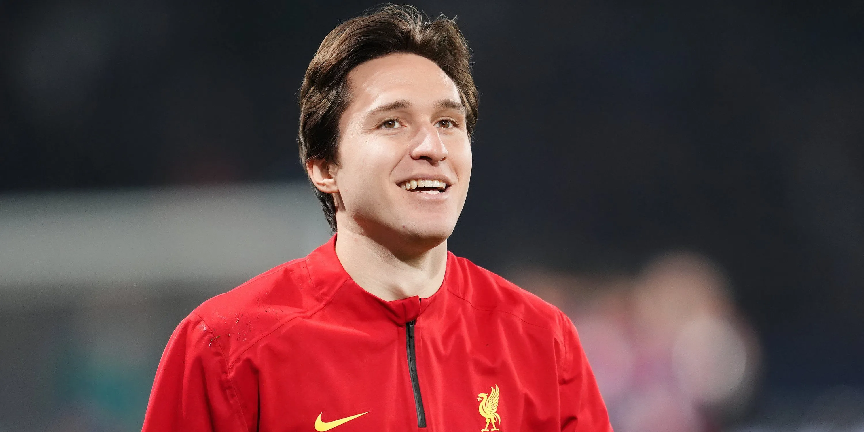 Tiền đạo Federico Chiesa trong màu áo Liverpool mùa giải này