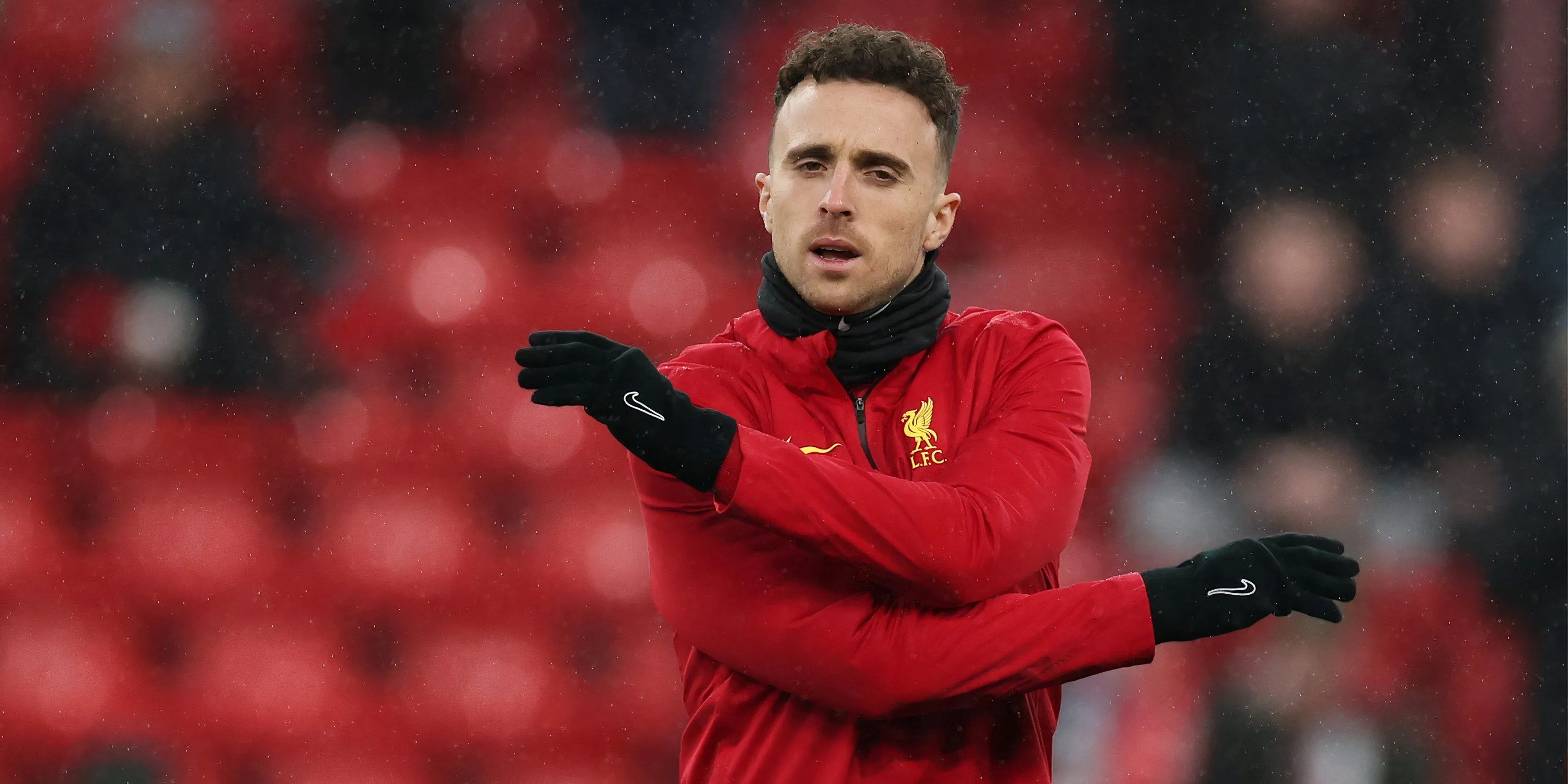 Tiền đạo Liverpool Diogo Jota ăn mừng bàn thắng