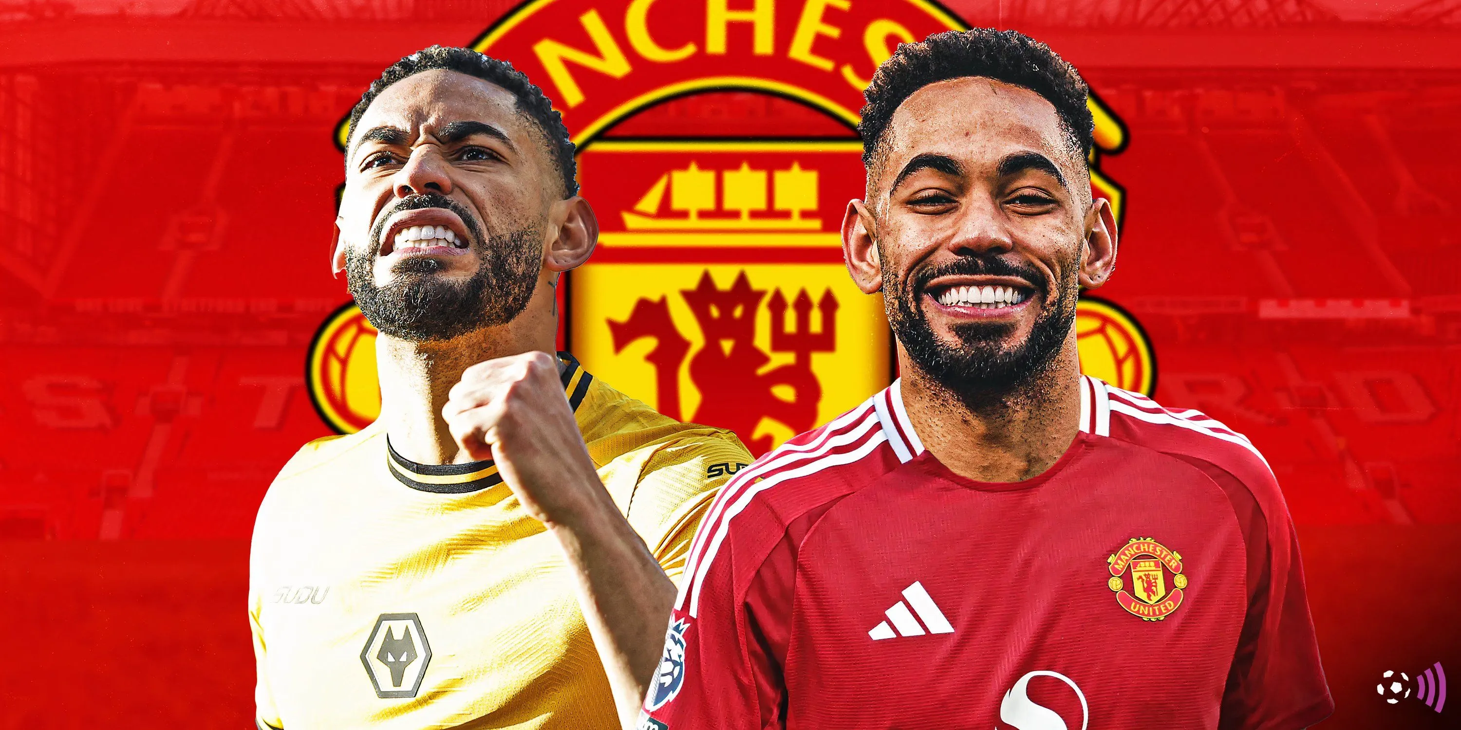Tiền đạo Matheus Cunha của Wolves trong một trận đấu Ngoại hạng Anh, mục tiêu của Man Utd