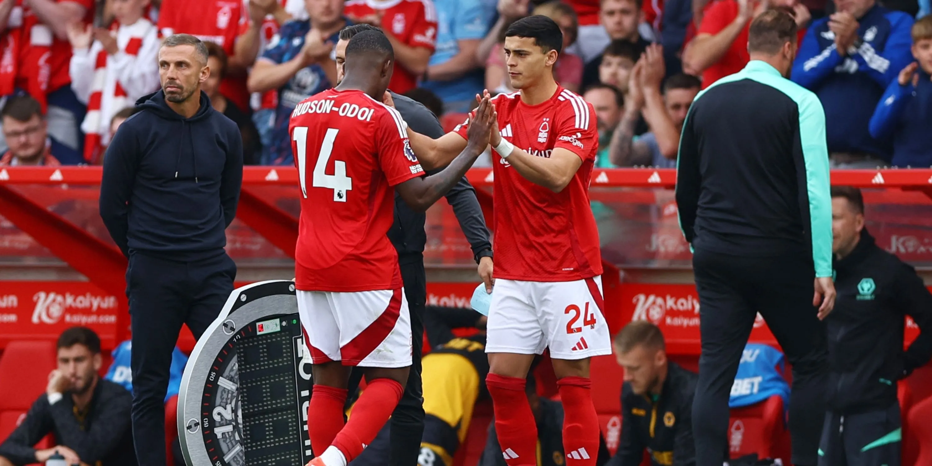 Tiền đạo Ramon Sosa trong màu áo Nottingham Forest
