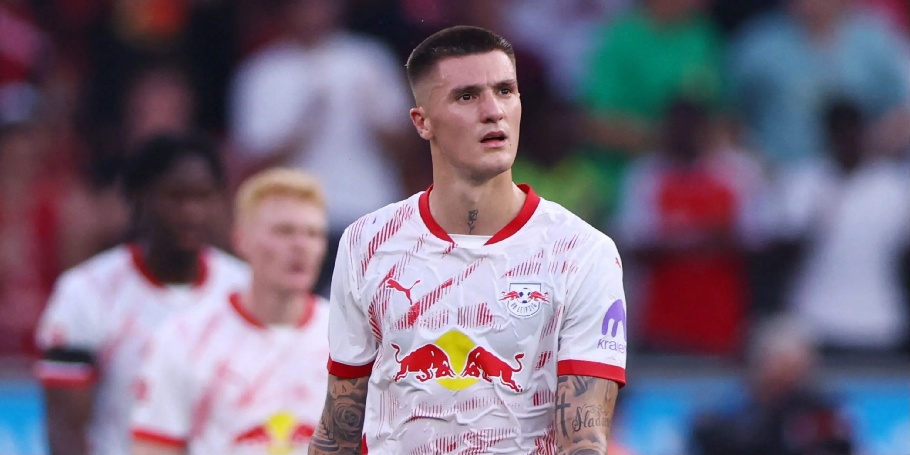 Benjamin Sesko trong màu áo Leipzig