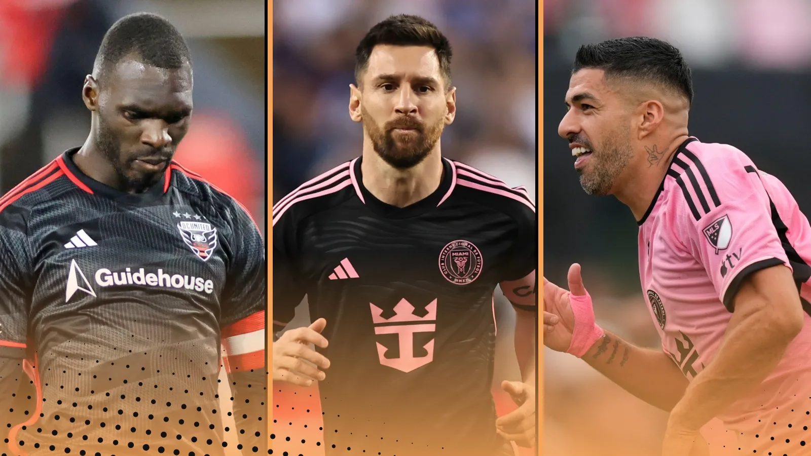 Biểu đồ thống kê bàn thắng và kiến tạo của các cầu thủ hàng đầu MLS mùa giải 2024, trong đó có Lionel Messi
