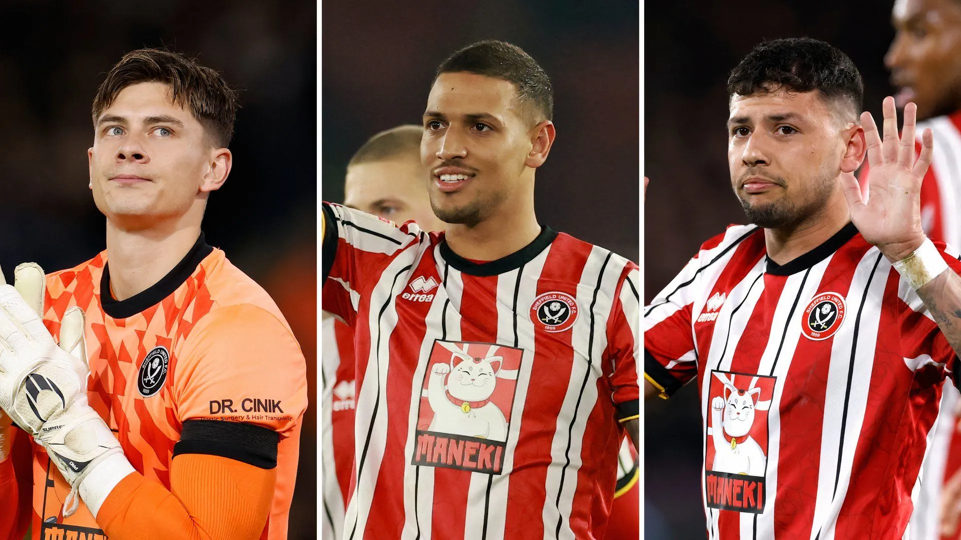 Bộ ba Vini Souza, Gus Hamer và Michael Cooper của Sheffield United đối mặt tương lai bất định