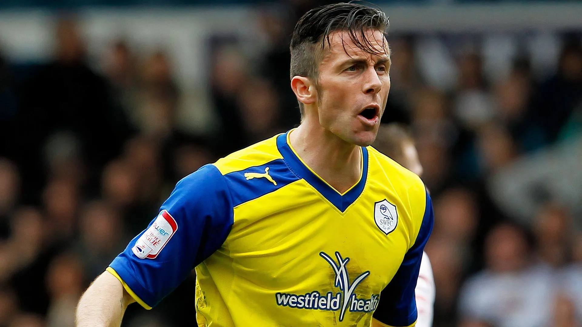 David Prutton trong màu áo Sheffield Wednesday thời còn thi đấu chuyên nghiệp