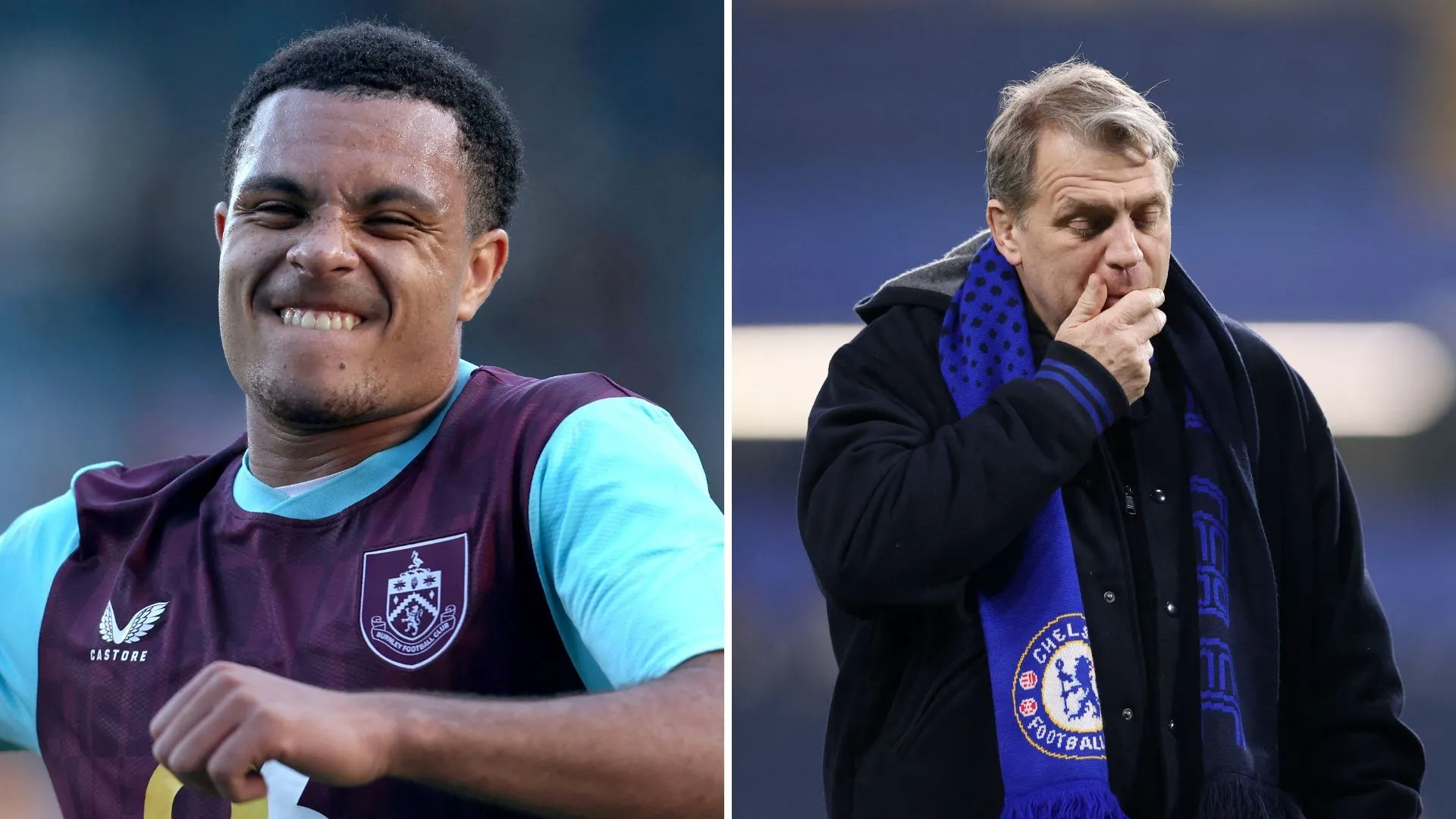 Hậu vệ trẻ CJ Egan-Riley trong màu áo Burnley