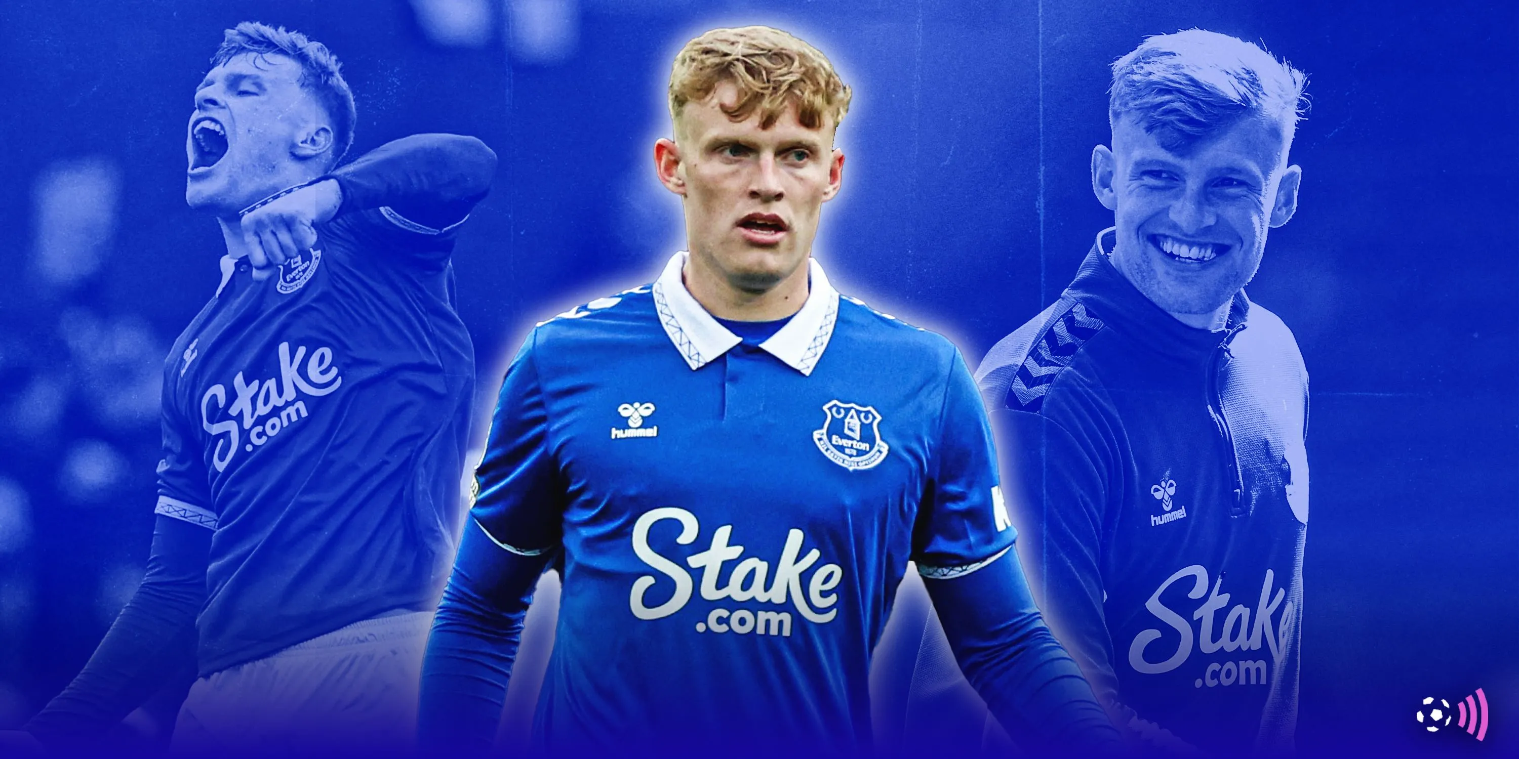 Jarrad Branthwaite thi đấu cho câu lạc bộ Everton tại Premier League