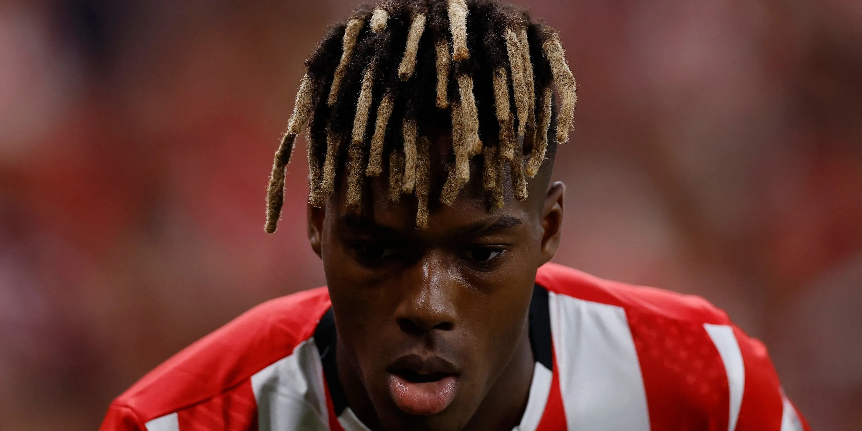 Nico Williams trong màu áo Athletic Bilbao, mục tiêu chuyển nhượng của Liverpool