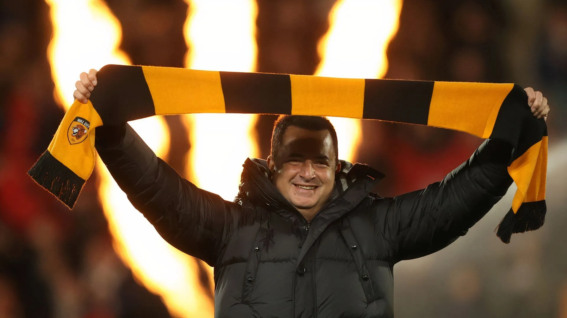 Ông chủ Hull City, Acun Ilicali, sau khi tiếp quản câu lạc bộ.