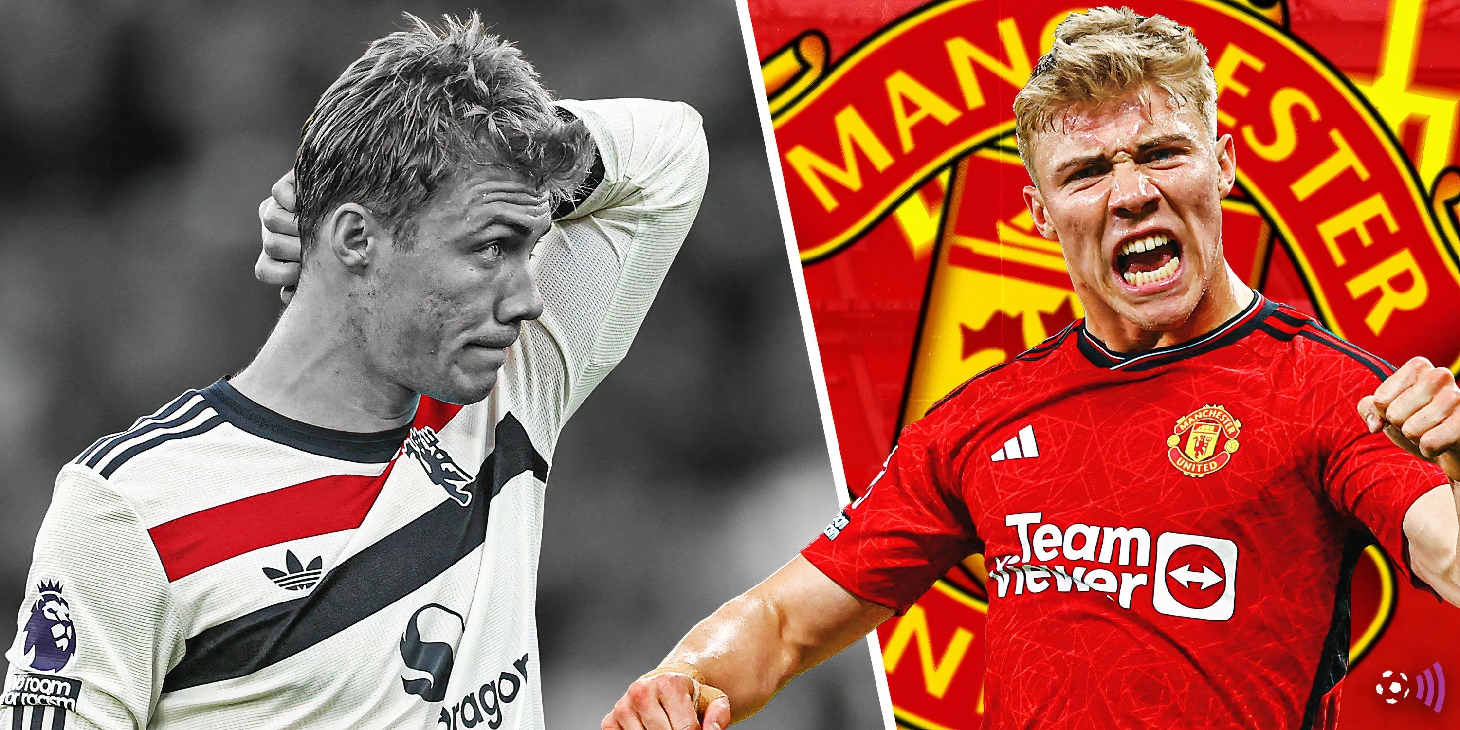 Rasmus Hojlund thi đấu tại Ngoại hạng Anh cho Man Utd