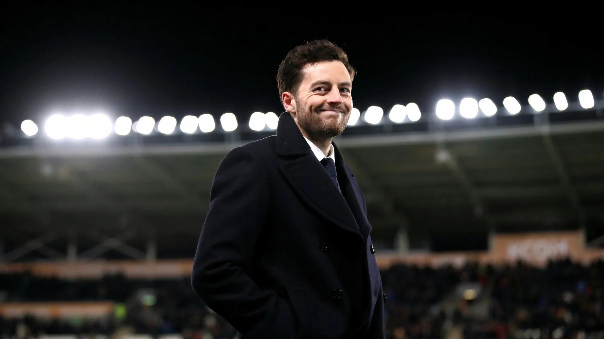 Ryan Mason, cựu tiền vệ và ứng viên HLV tiềm năng của Hull City, tại sân MKM.