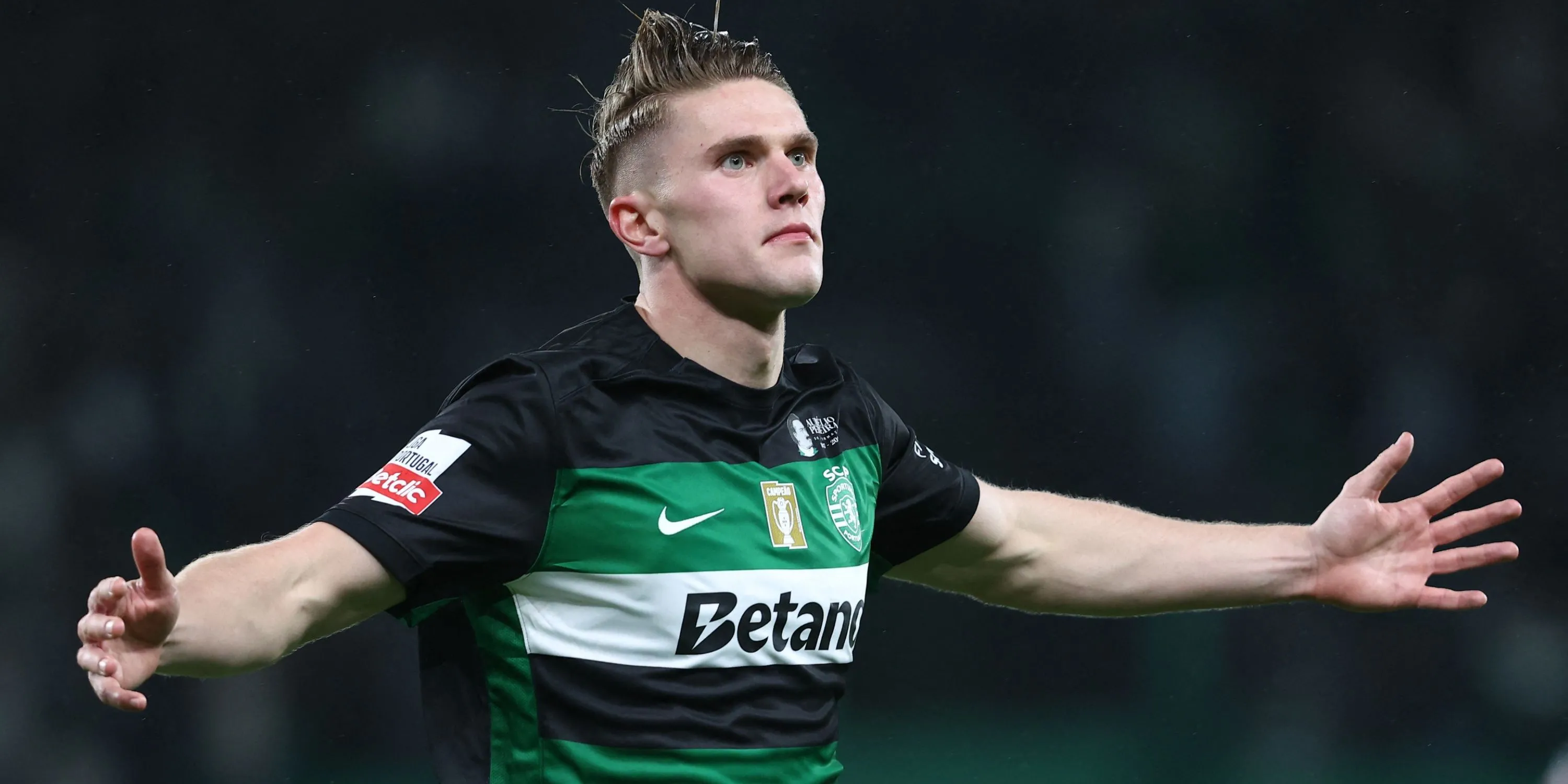 Tiền đạo Viktor Gyokeres của Sporting CP, mục tiêu chuyển nhượng tiềm năng của Arsenal
