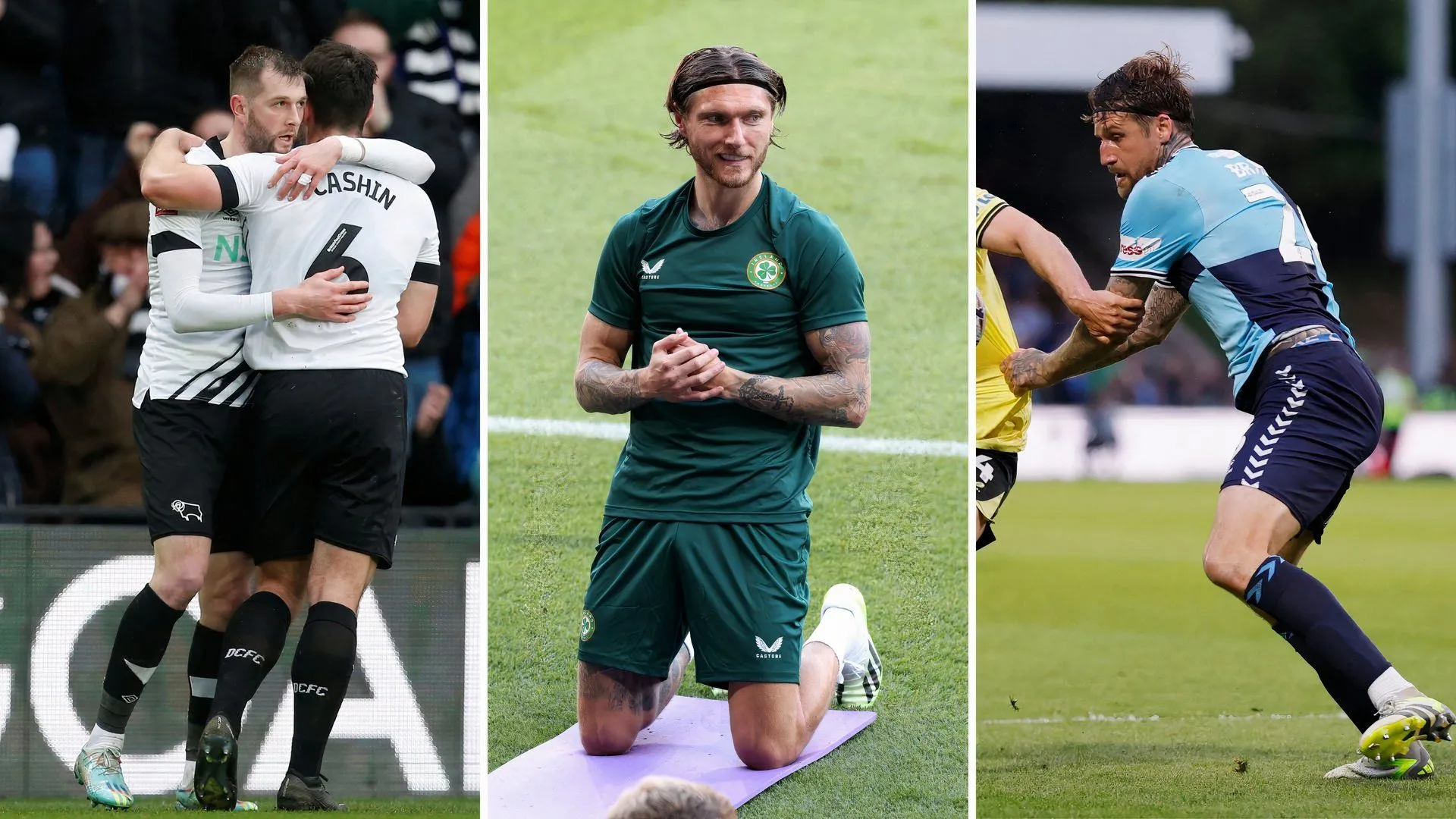 Tom Barkhuizen cùng đồng đội tại Derby County