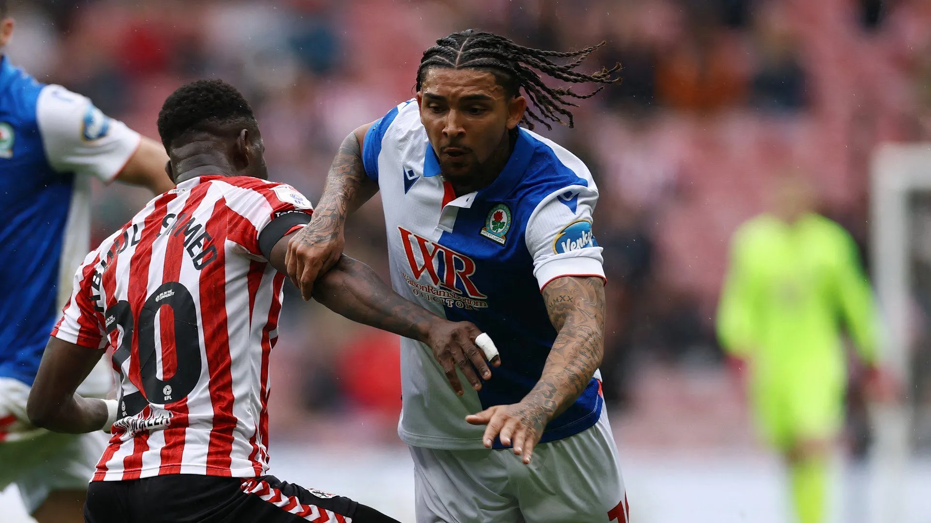 Tyrhys Dolan, tiền đạo của Blackburn Rovers, một mục tiêu tiềm năng cho Derby County