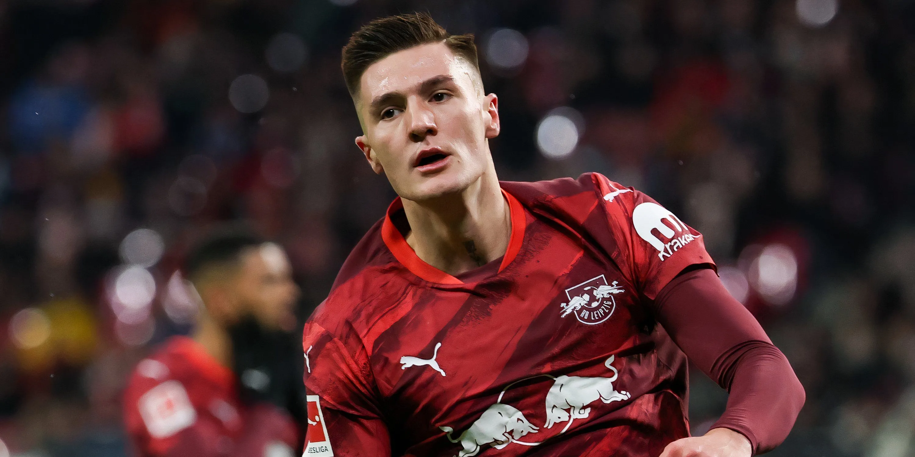 Benjamin Sesko trong màu áo RB Leipzig