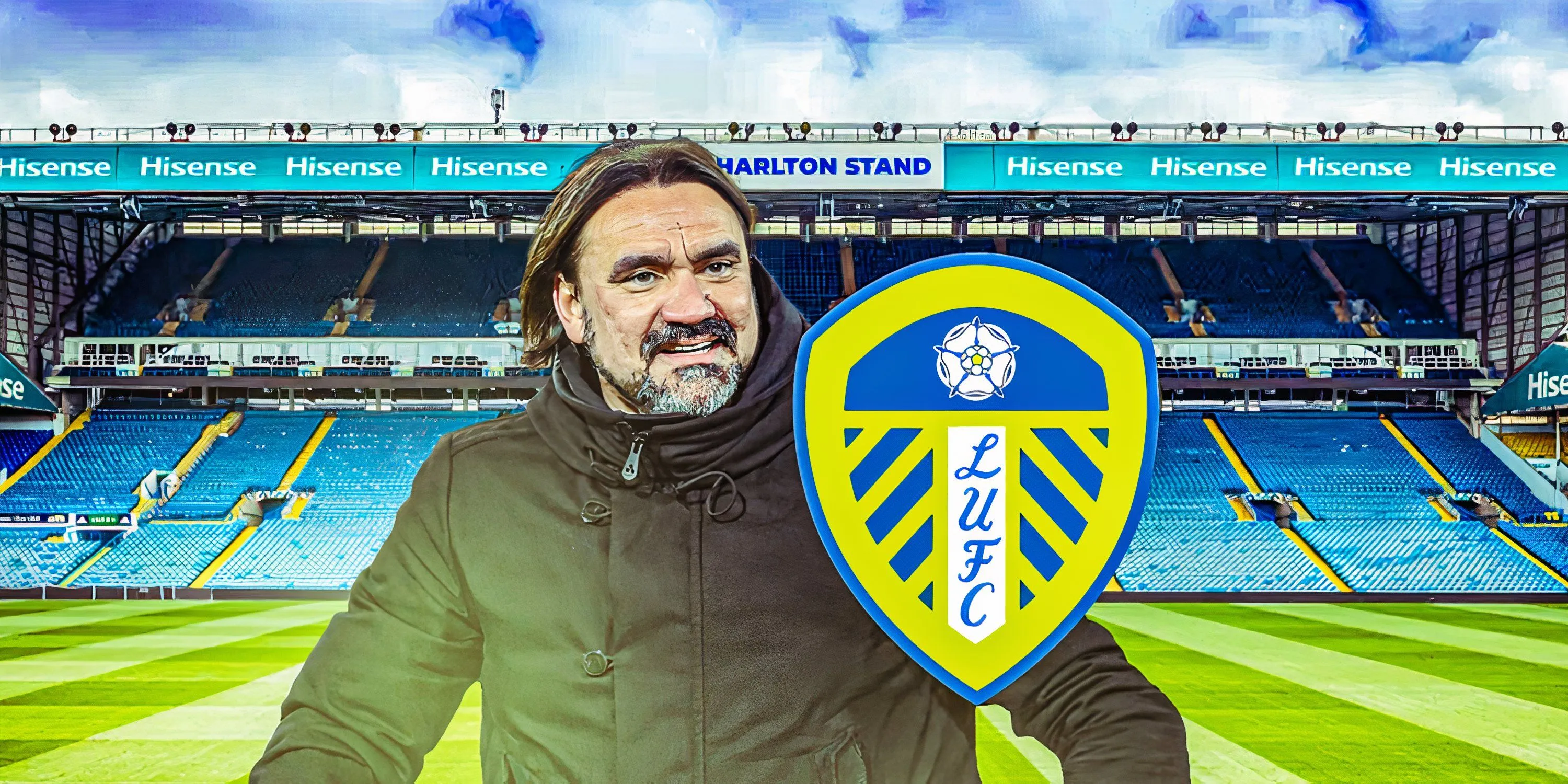 HLV Daniel Farke tại sân vận động Elland Road của Leeds United
