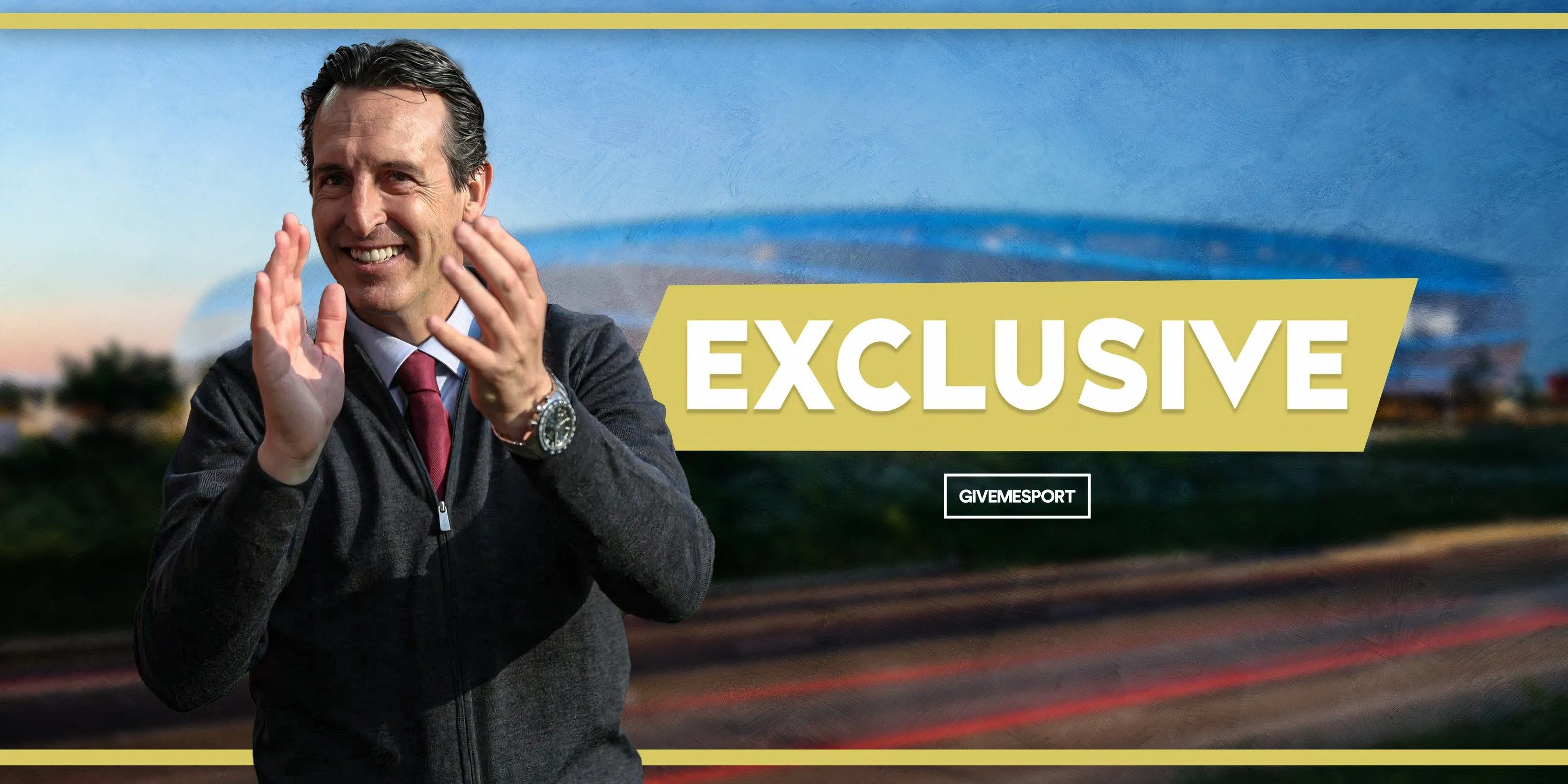 Huấn luyện viên Unai Emery của Aston Villa
