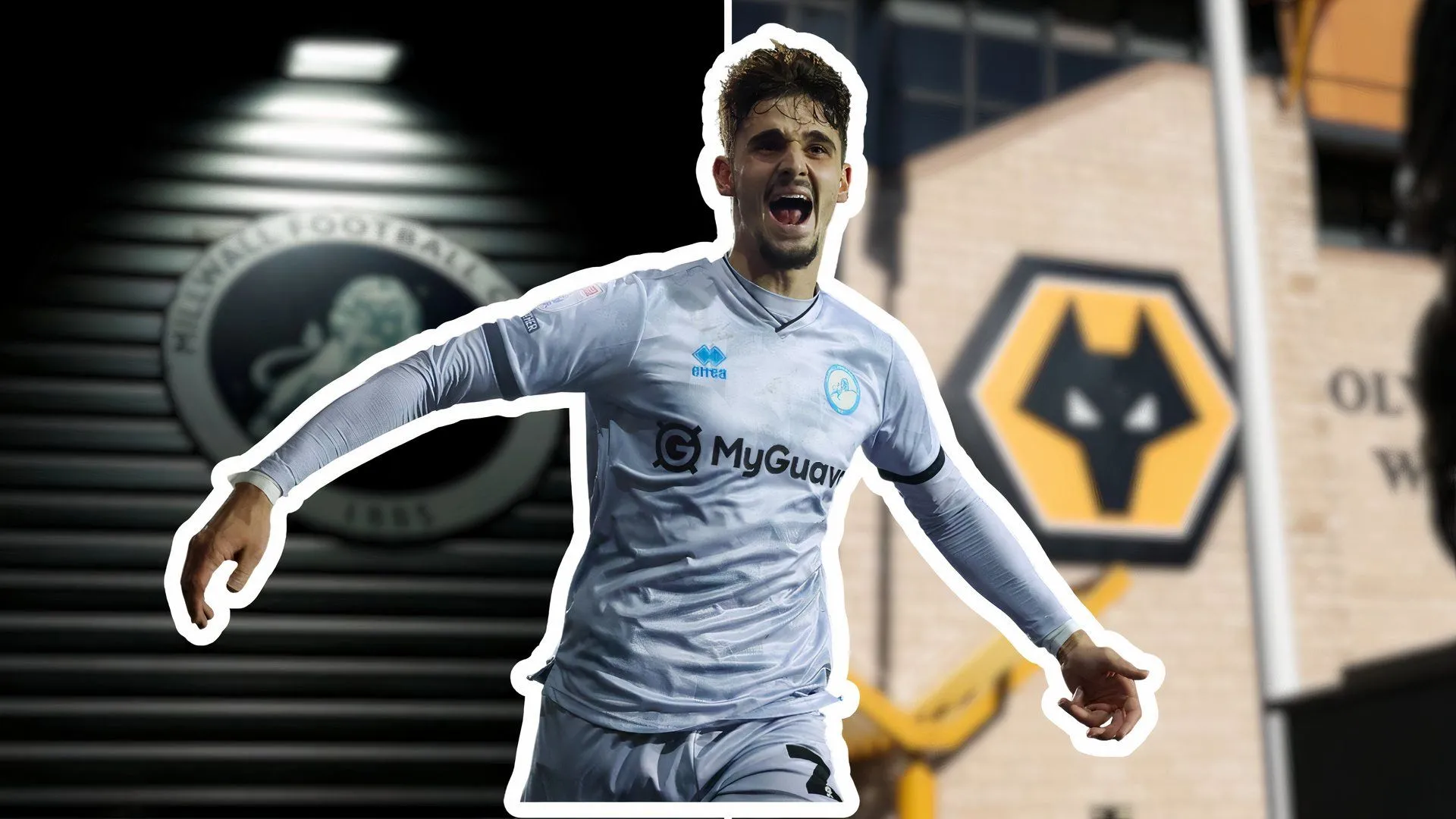 Tiền đạo trẻ Mihailo Ivanovic trong màu áo Millwall, mục tiêu theo đuổi của Wolves