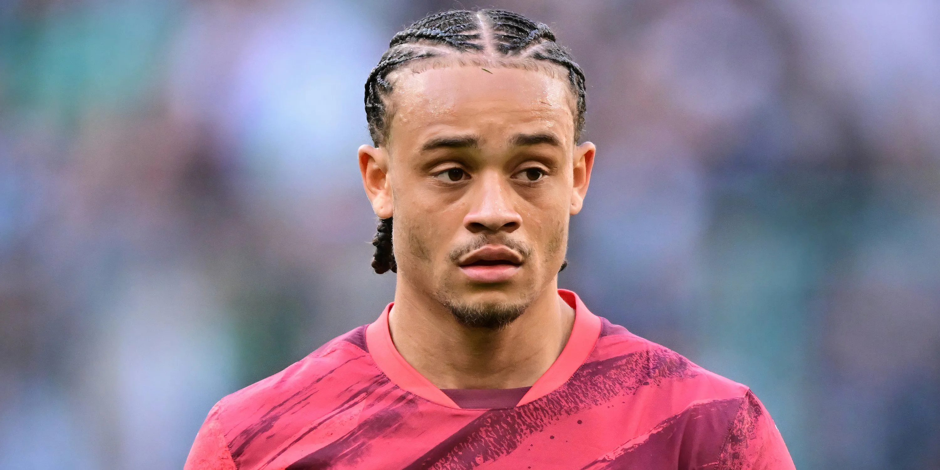Xavi Simons trong màu áo RB Leipzig thi đấu tại Bundesliga