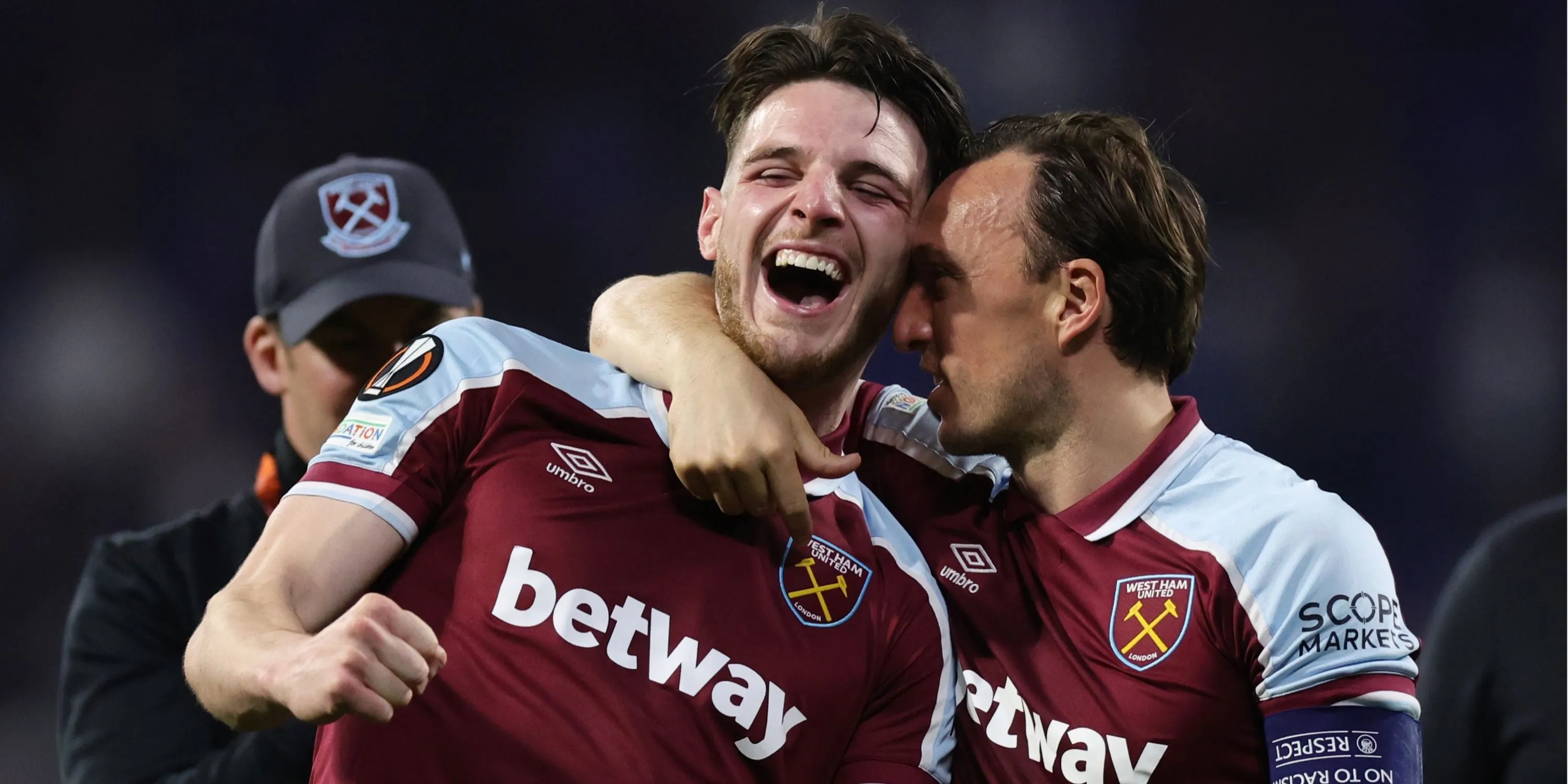 Declan Rice và Dan Chesters tại West Ham United