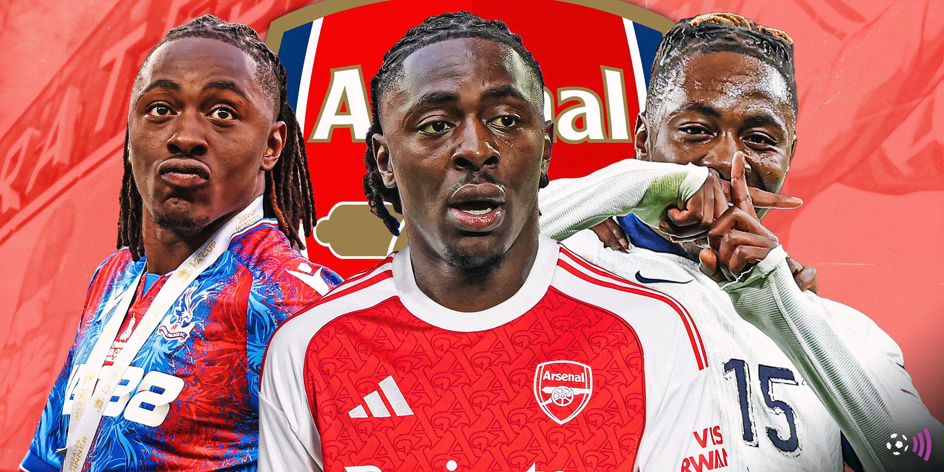 Eberechi Eze, tiền vệ tấn công của Crystal Palace đang được Arsenal đàm phán chiêu mộ