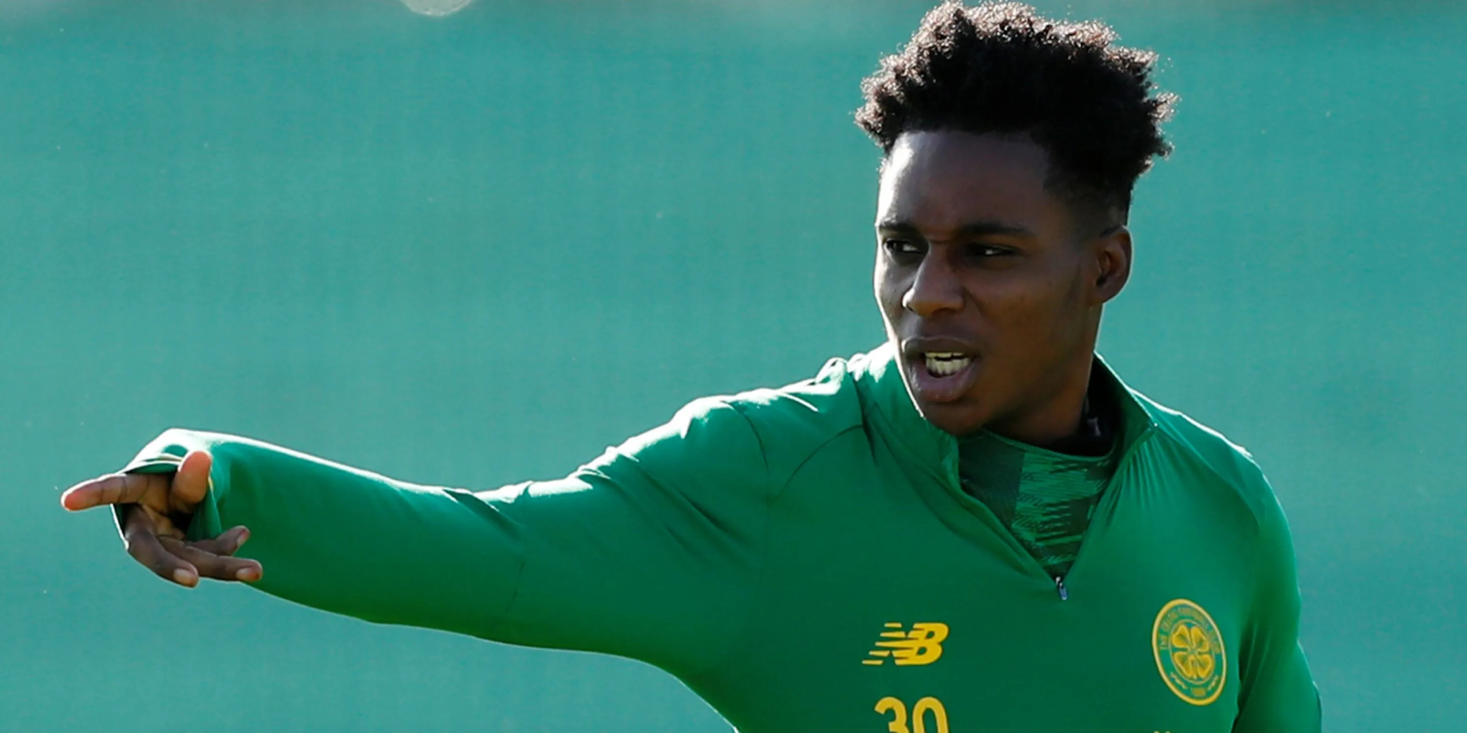 Jeremie Frimpong thời điểm còn thi đấu cho Celtic dưới thời Neil Lennon