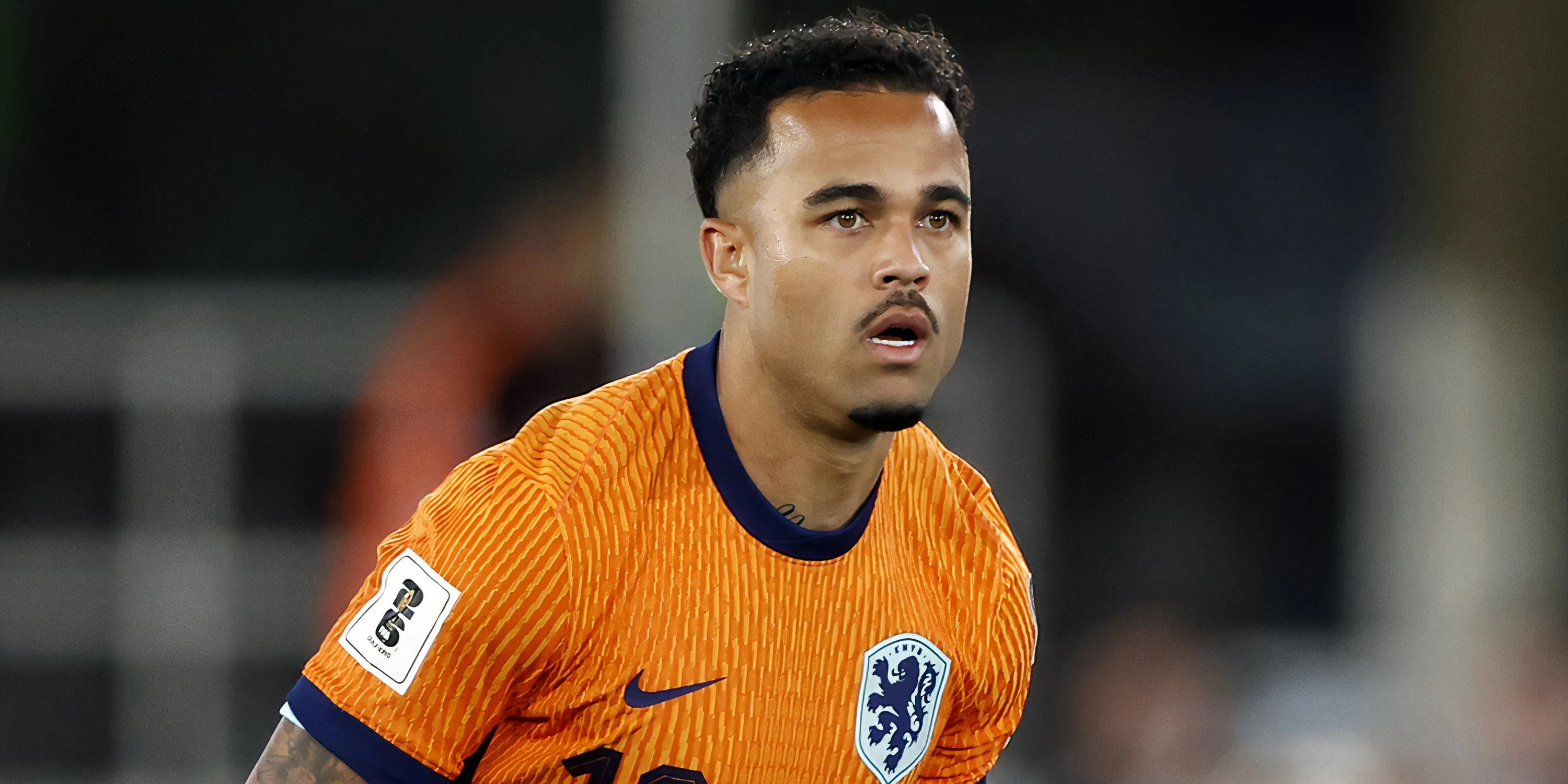 Justin Kluivert trong màu áo đội tuyển quốc gia Hà Lan