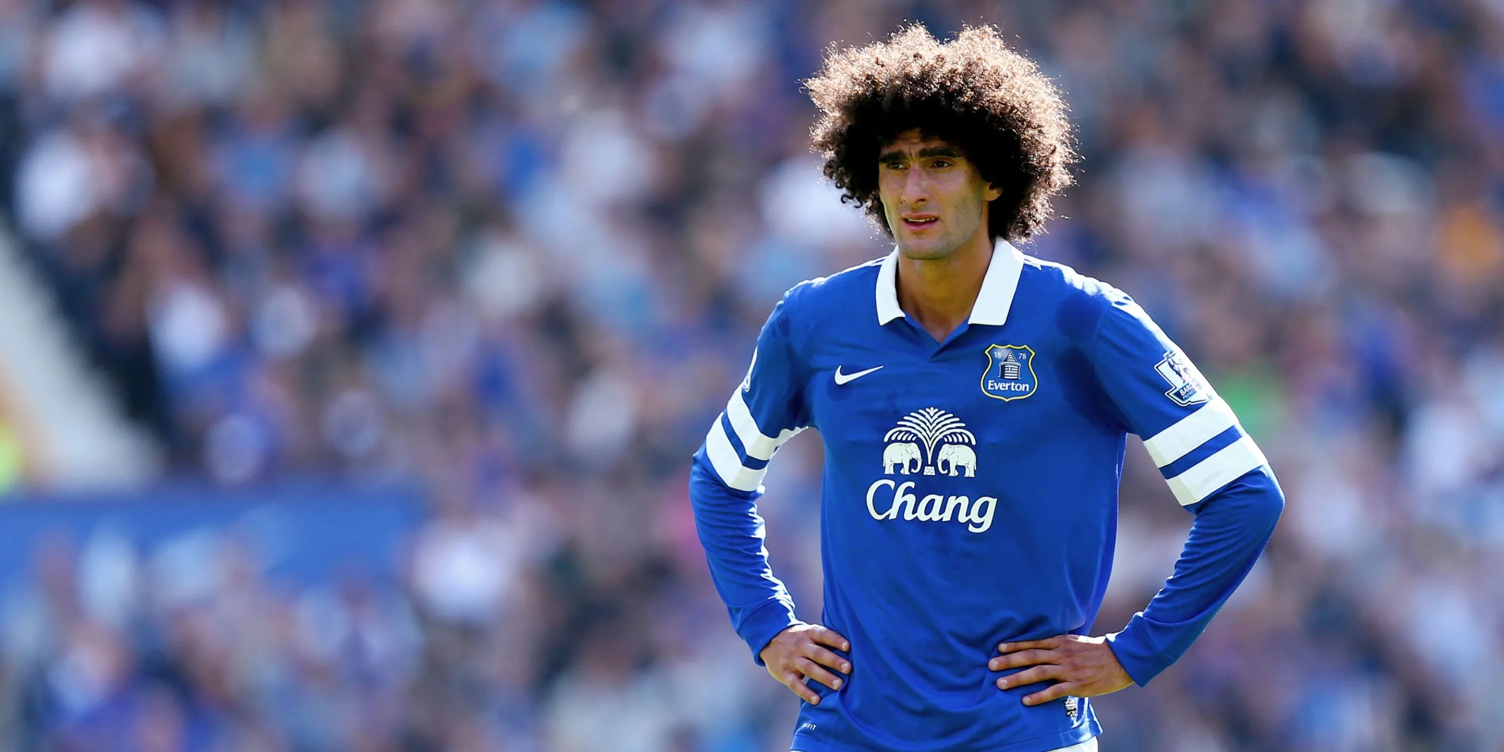 Marouane Fellaini trong màu áo Everton