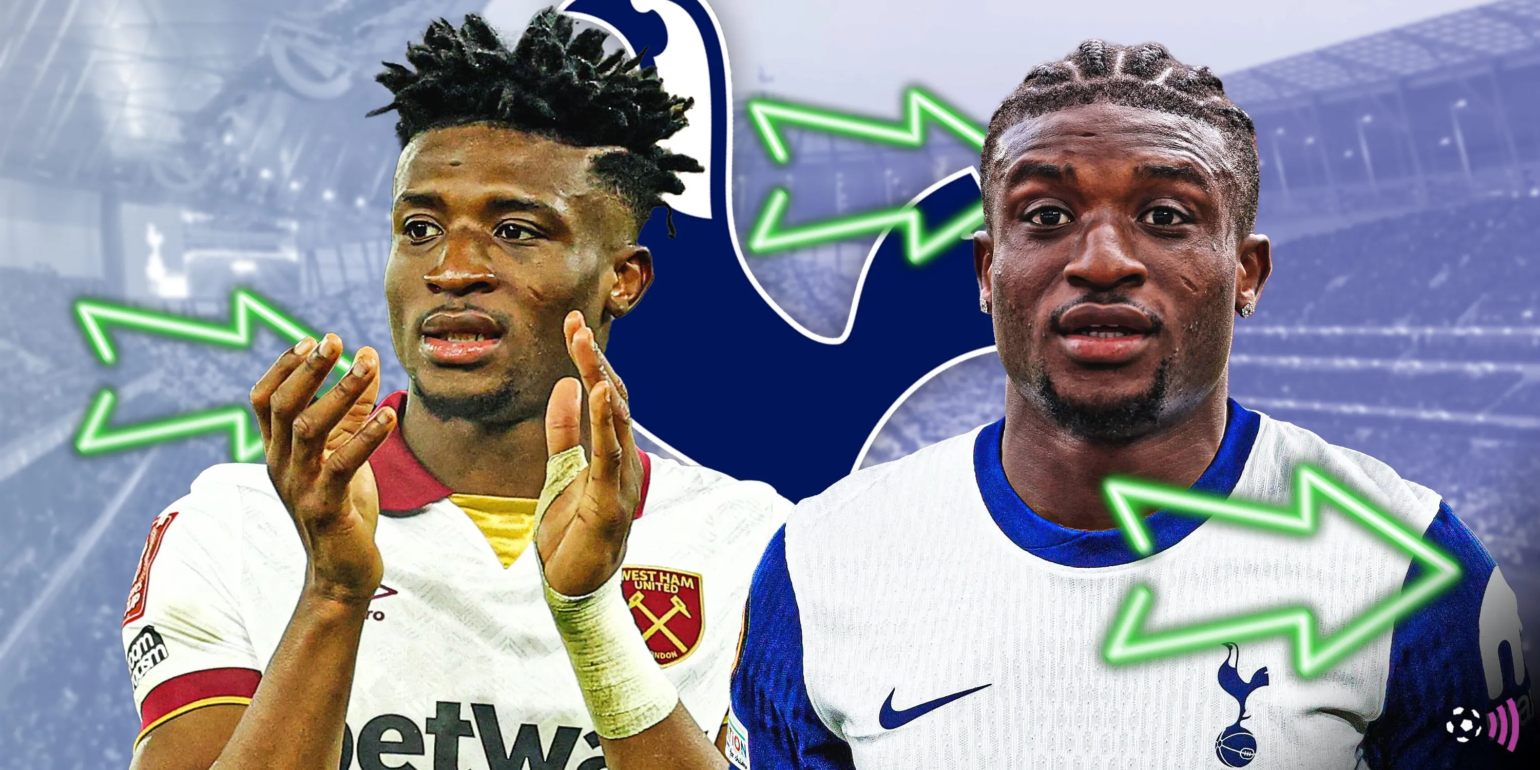 Mohammed Kudus trong màu áo Tottenham Hotspur