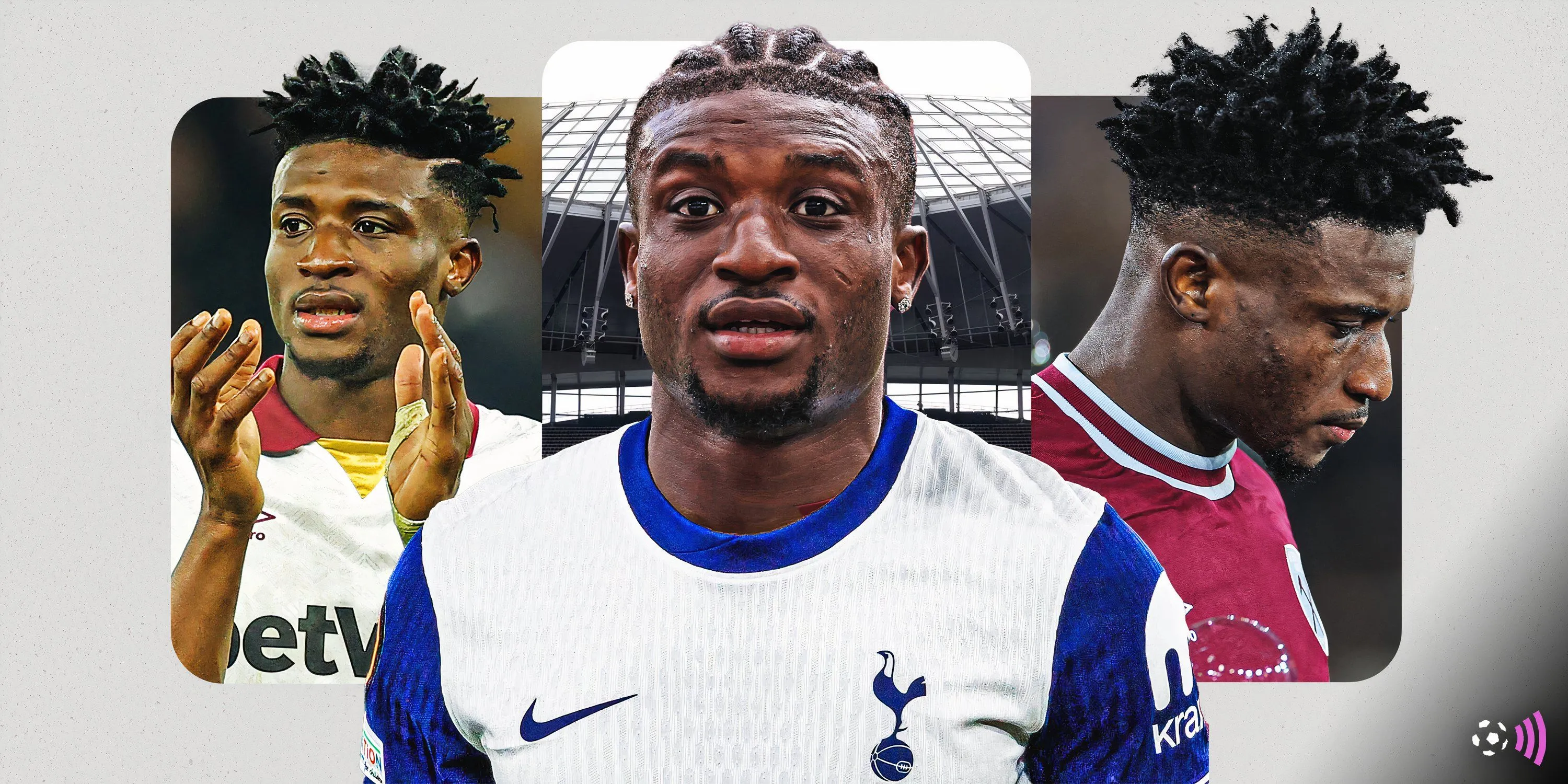 Mohammed Kudus trong màu áo Tottenham sau khi chuyển đến từ West Ham.