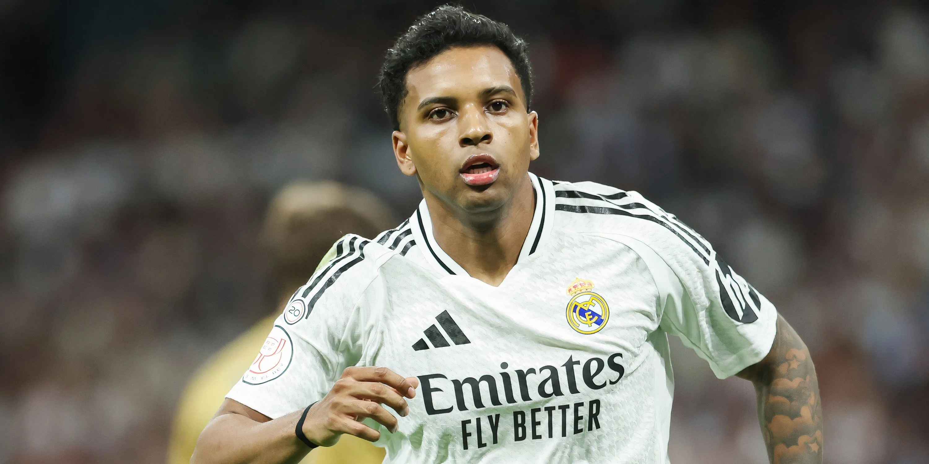 Tiền đạo Rodrygo trong màu áo Real Madrid