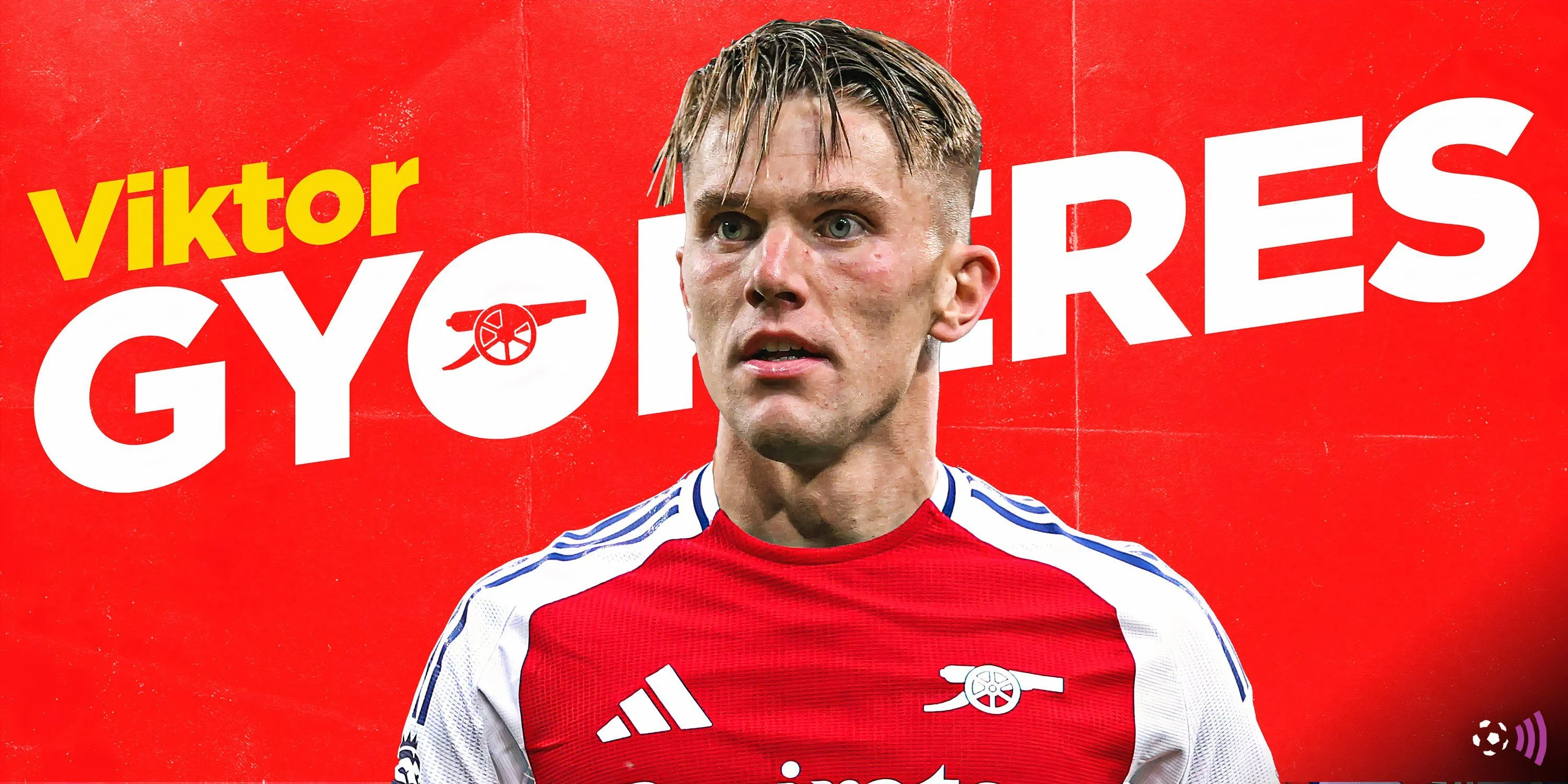 Tiền đạo Viktor Gyokeres trong màu áo Arsenal sau khi hoàn tất thương vụ chuyển nhượng