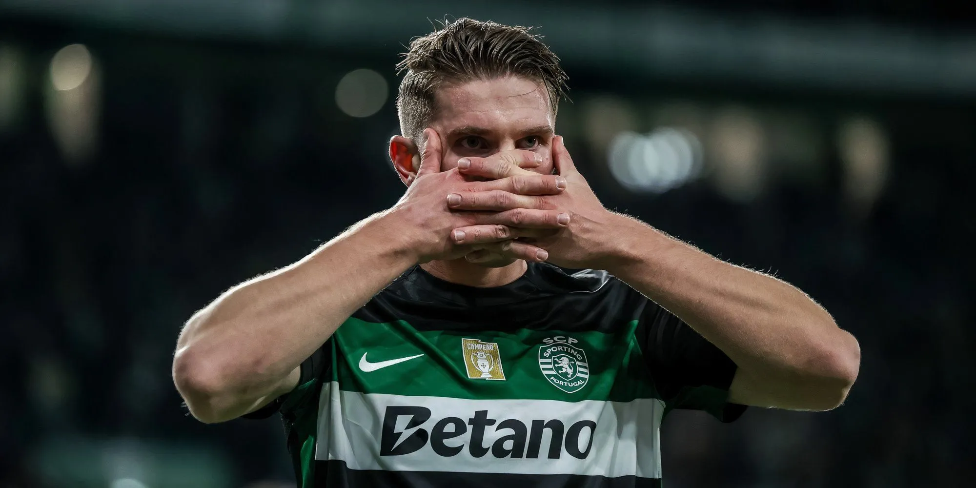 Tiền đạo Viktor Gyokeres trong màu áo Sporting CP