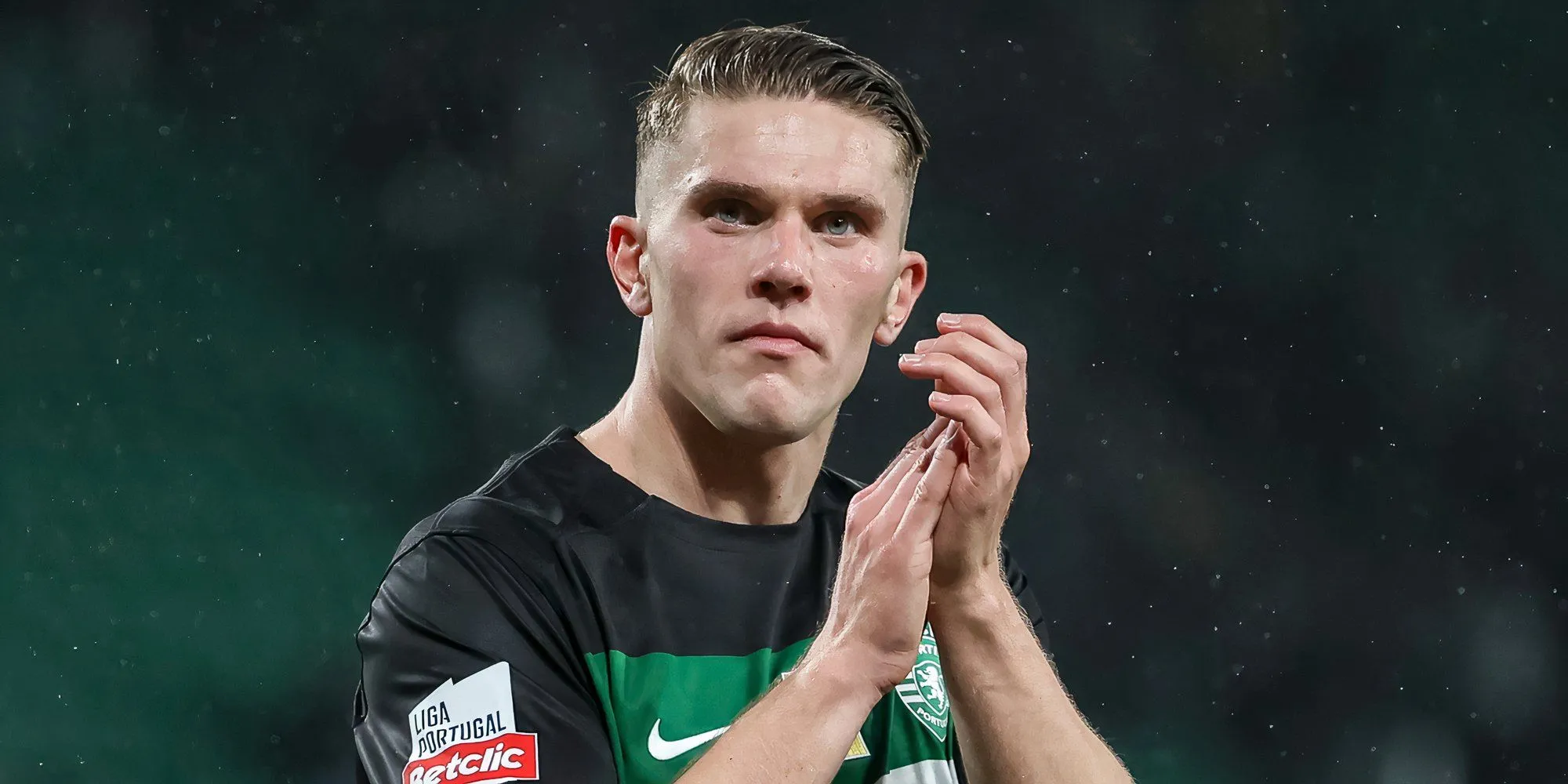 Tiền đạo Viktor Gyokeres trong màu áo Sporting Lisbon, sắp chuyển đến Arsenal
