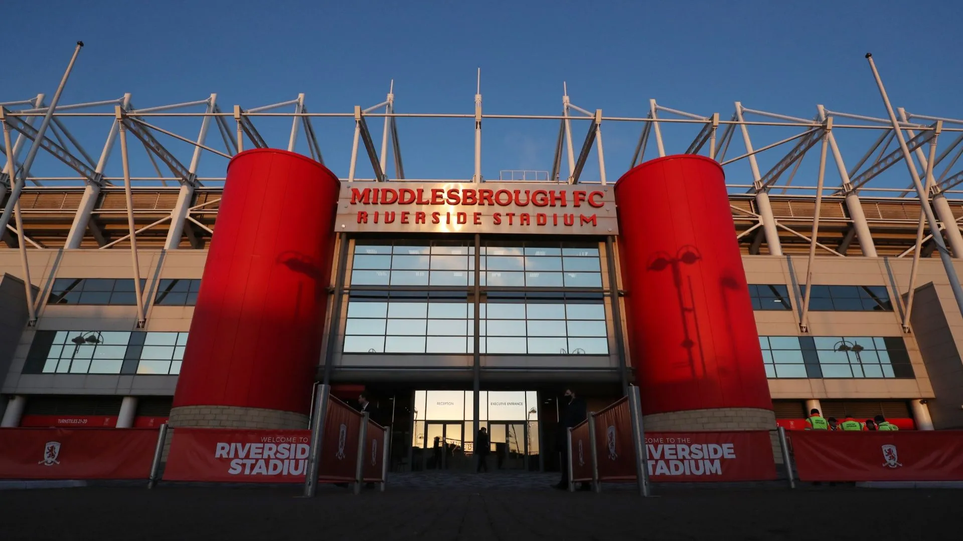 Sân vận động Riverside Stadium, sân nhà của Middlesbrough.