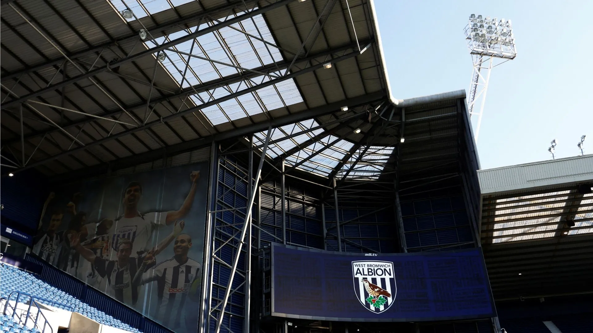 Sân vận động The Hawthorns, sân nhà của West Bromwich Albion.