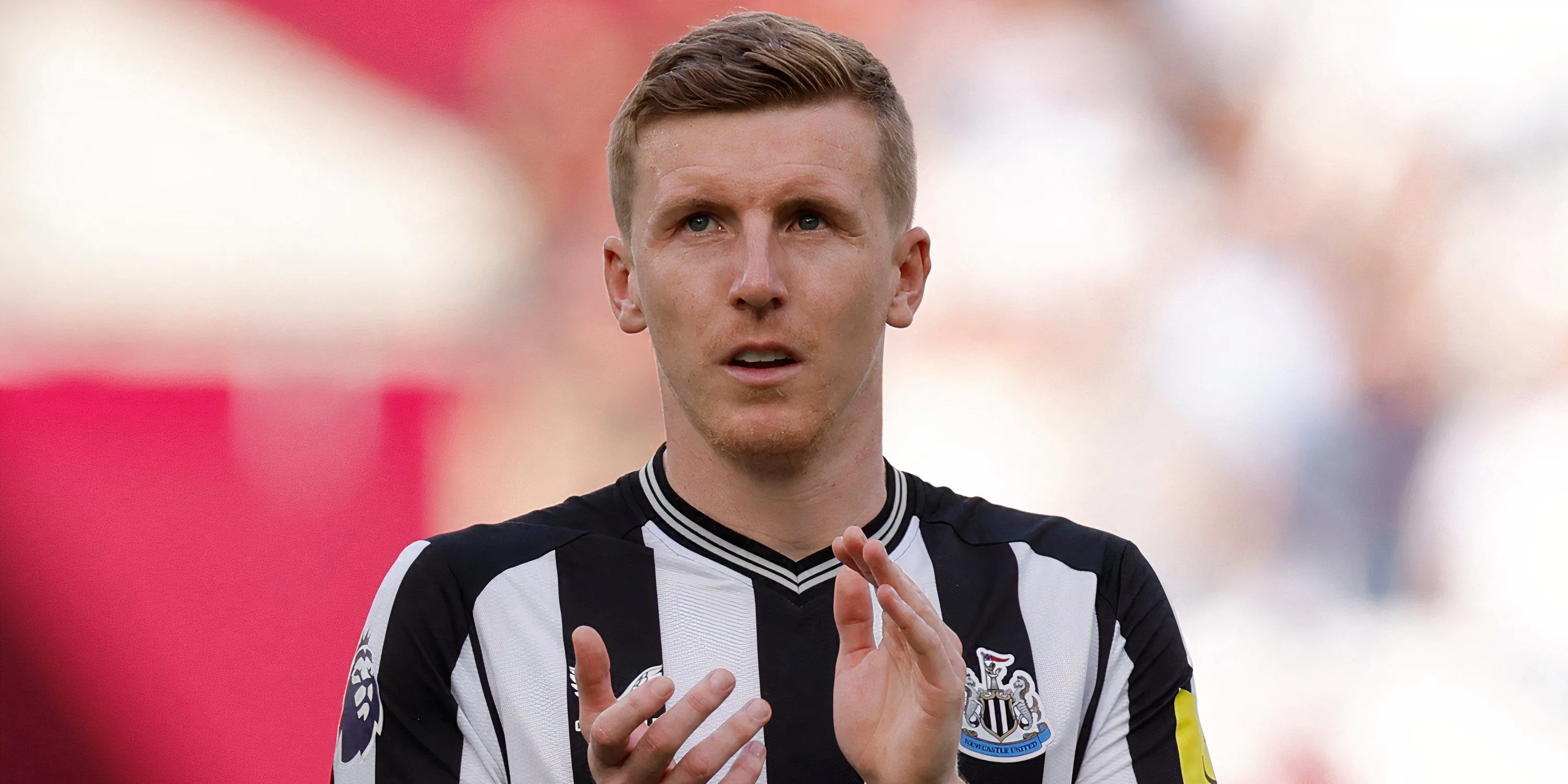 Hậu vệ Matt Targett khi còn khoác áo Newcastle United