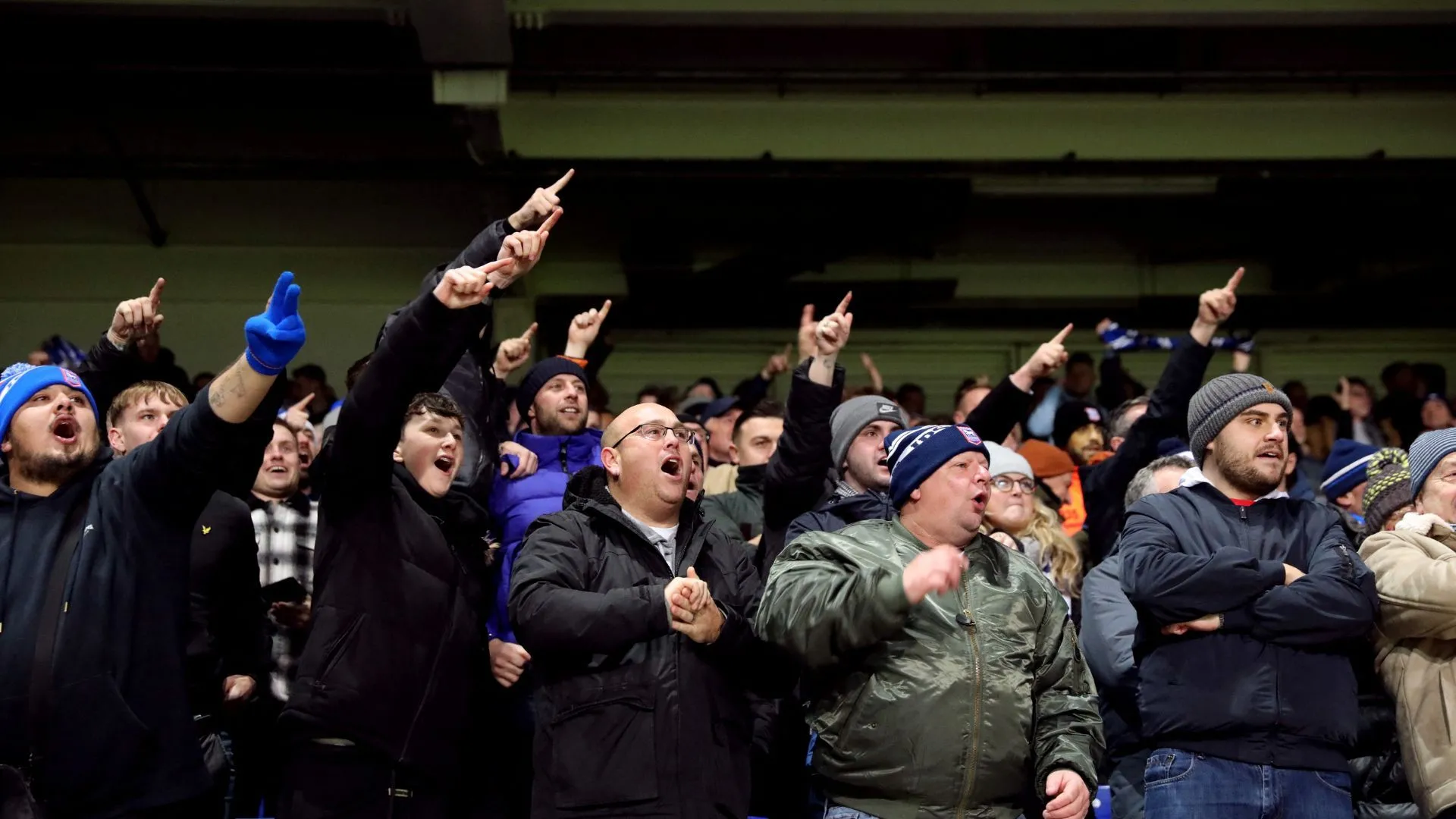 Cầu thủ Ipswich Town tại sân Portman Road