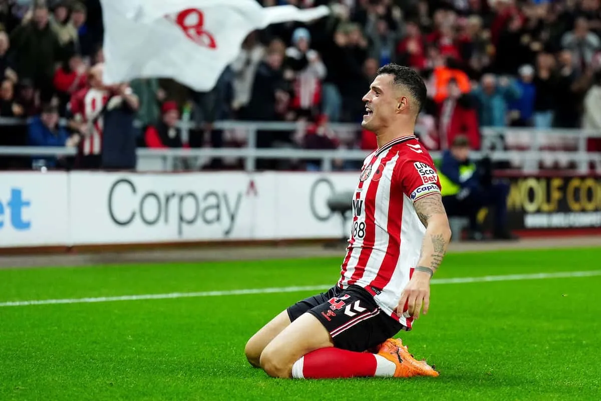 Granit Xhaka là linh hồn của đội hình Sunderland.